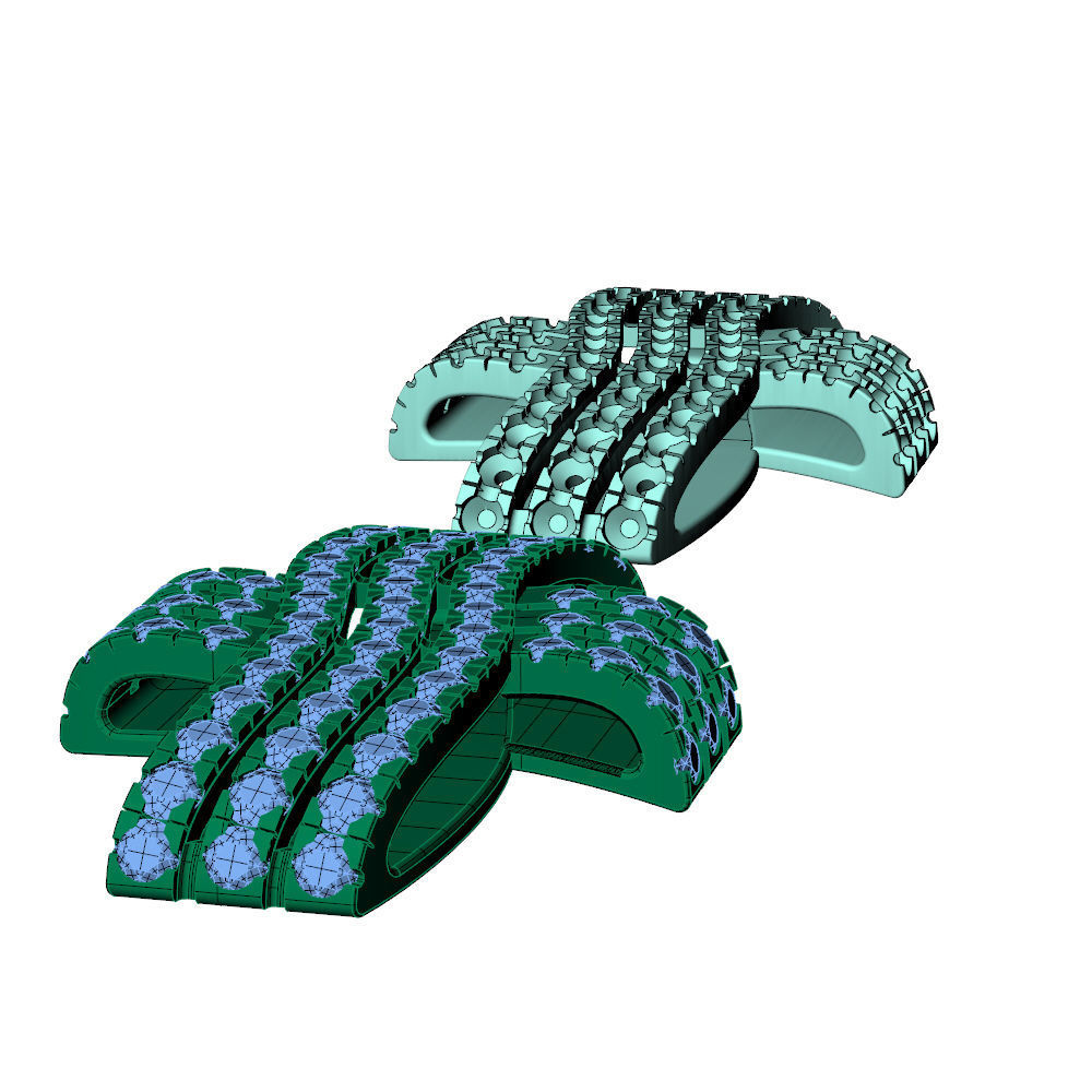 Cross Diamonds Pendant  3D print model_12