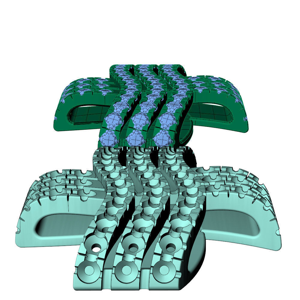 Cross Diamonds Pendant  3D print model_15