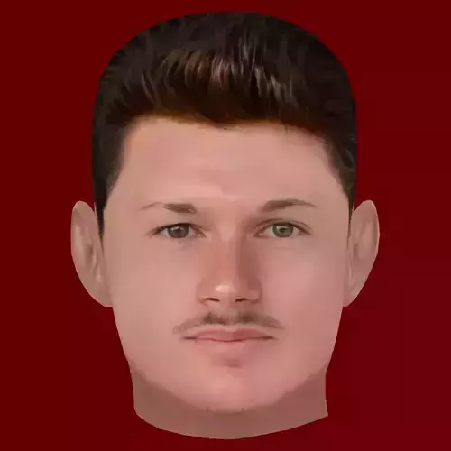 Fran Garcia Head - Low poly head for game