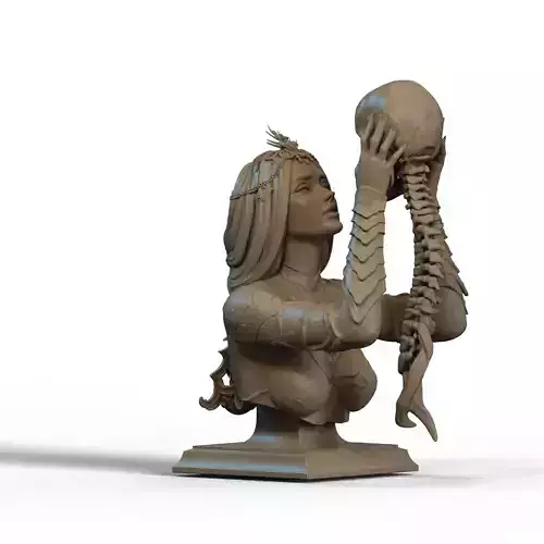 Orin the Red Bust 3D Print