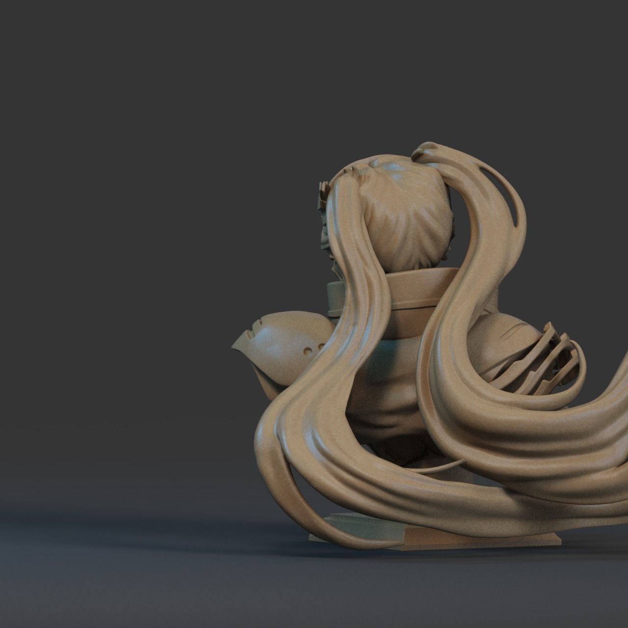 Rebecca Bust 3D Print 3D print model_5