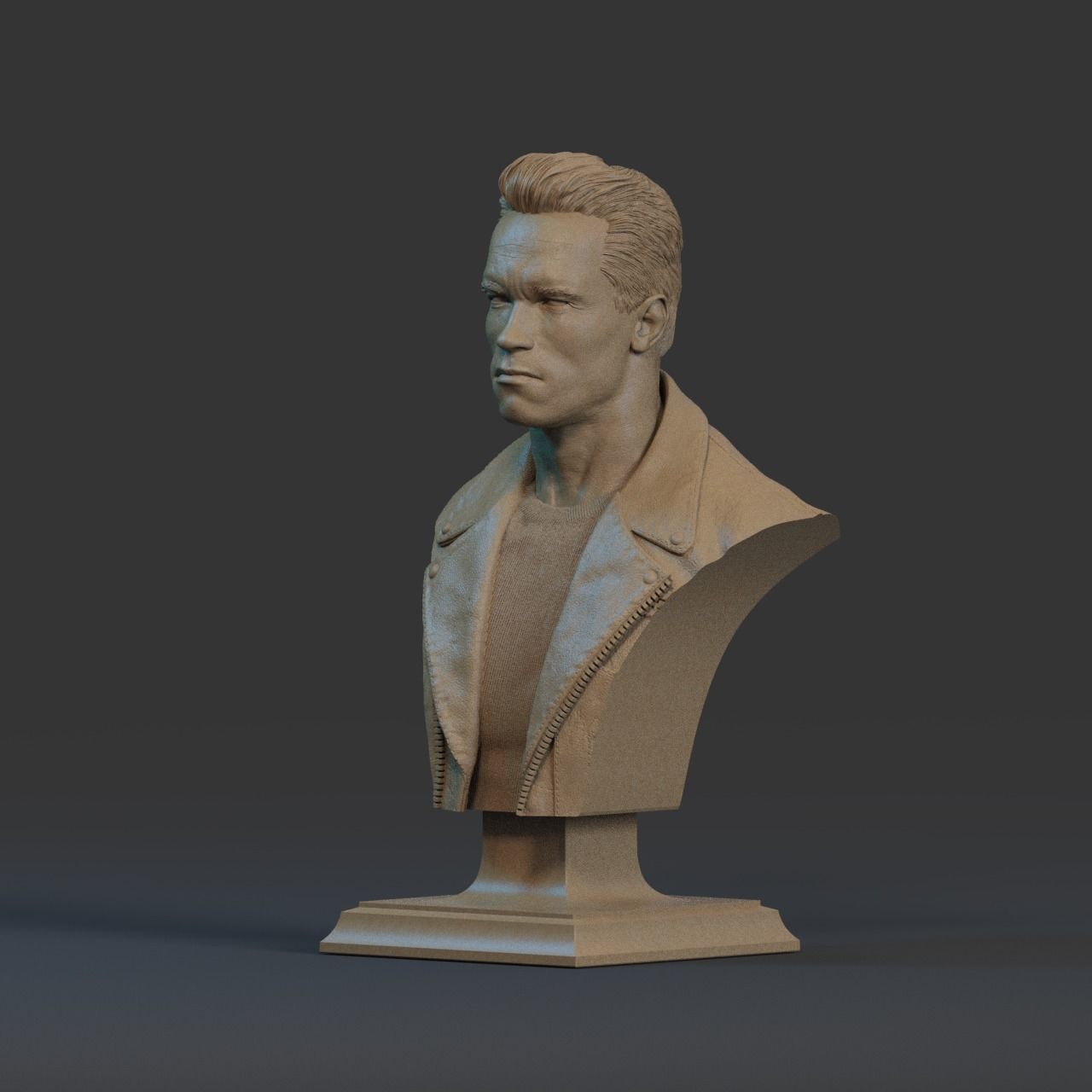 Terminator Bust 3D Print 3D print model_3