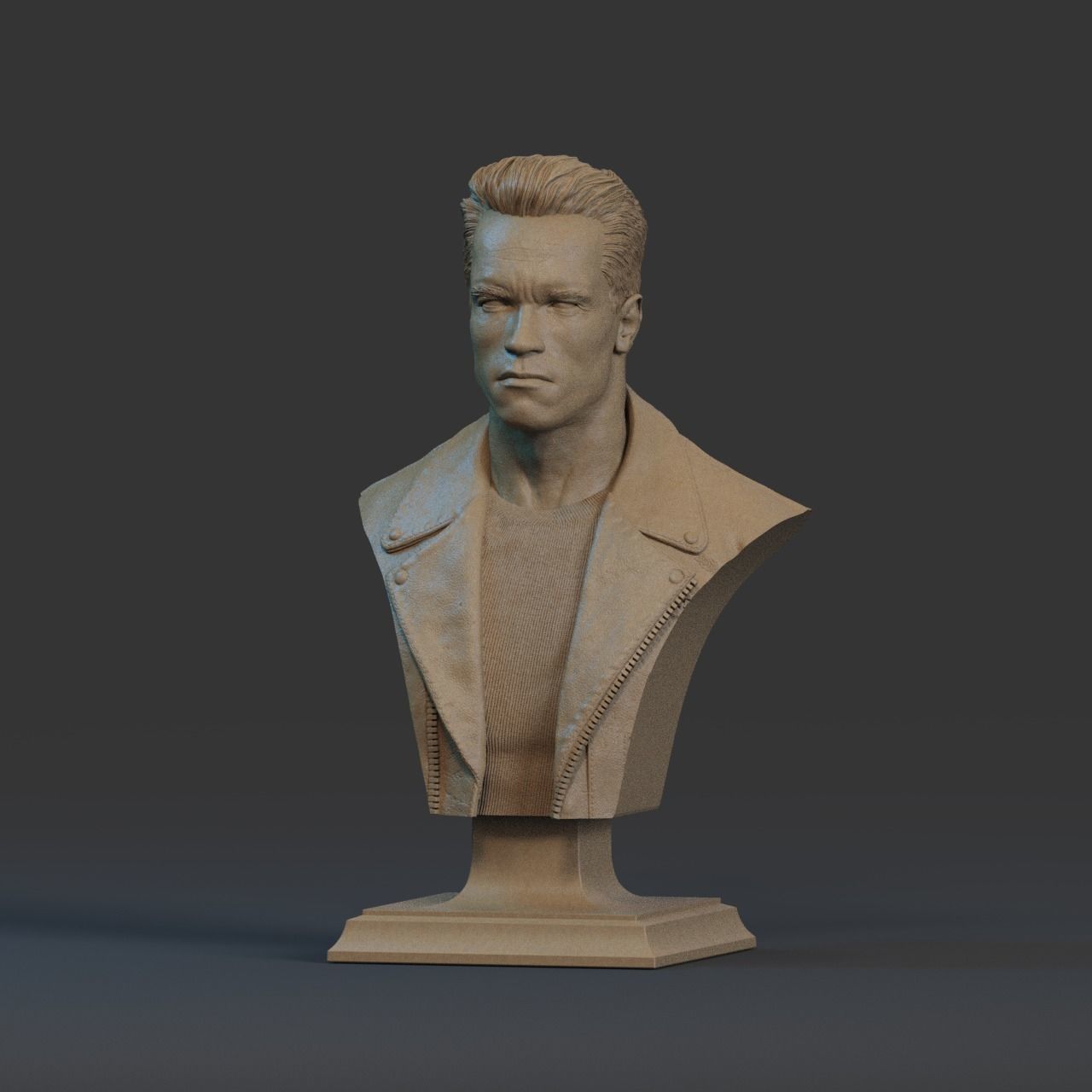 Terminator Bust 3D Print 3D print model_5