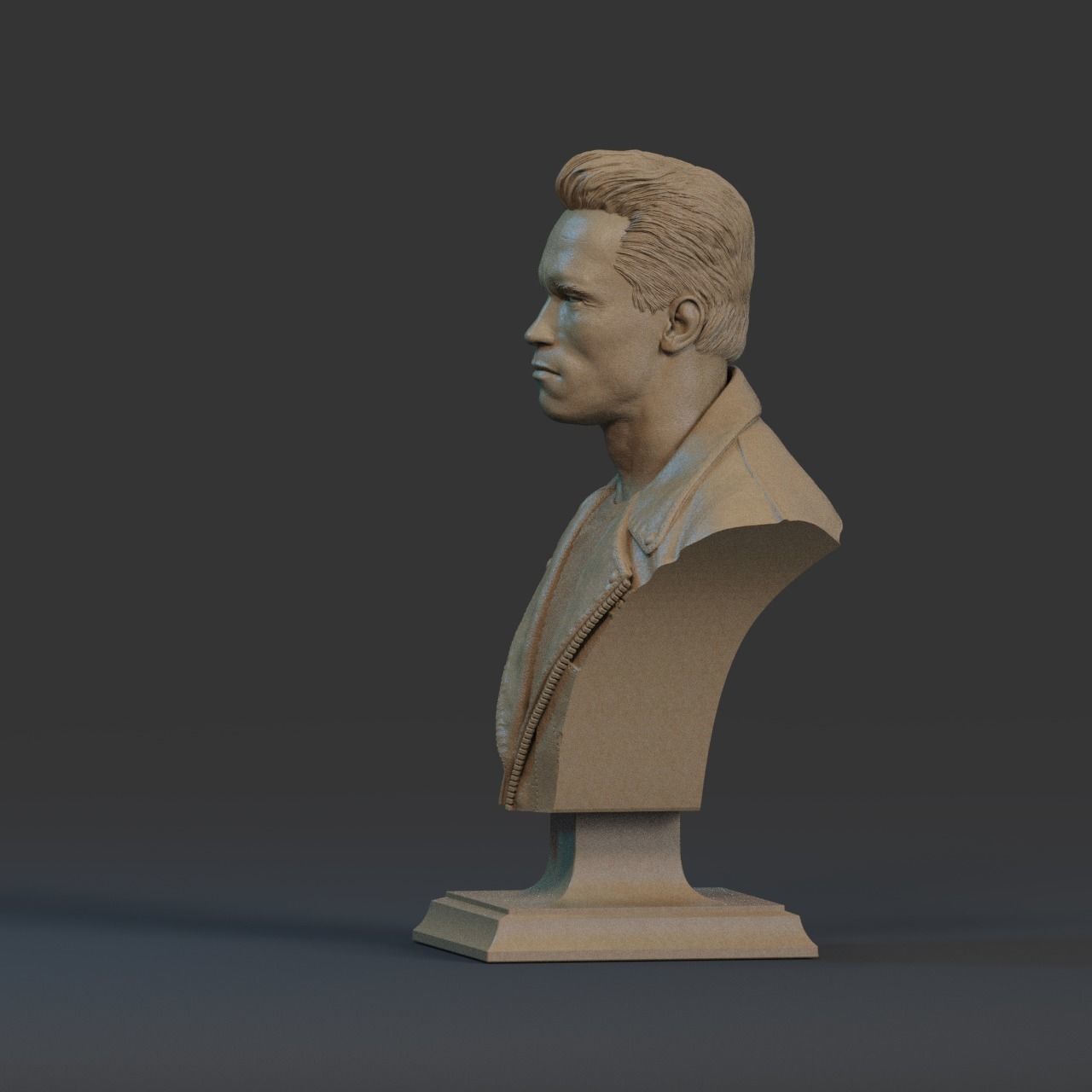 Terminator Bust 3D Print 3D print model_4