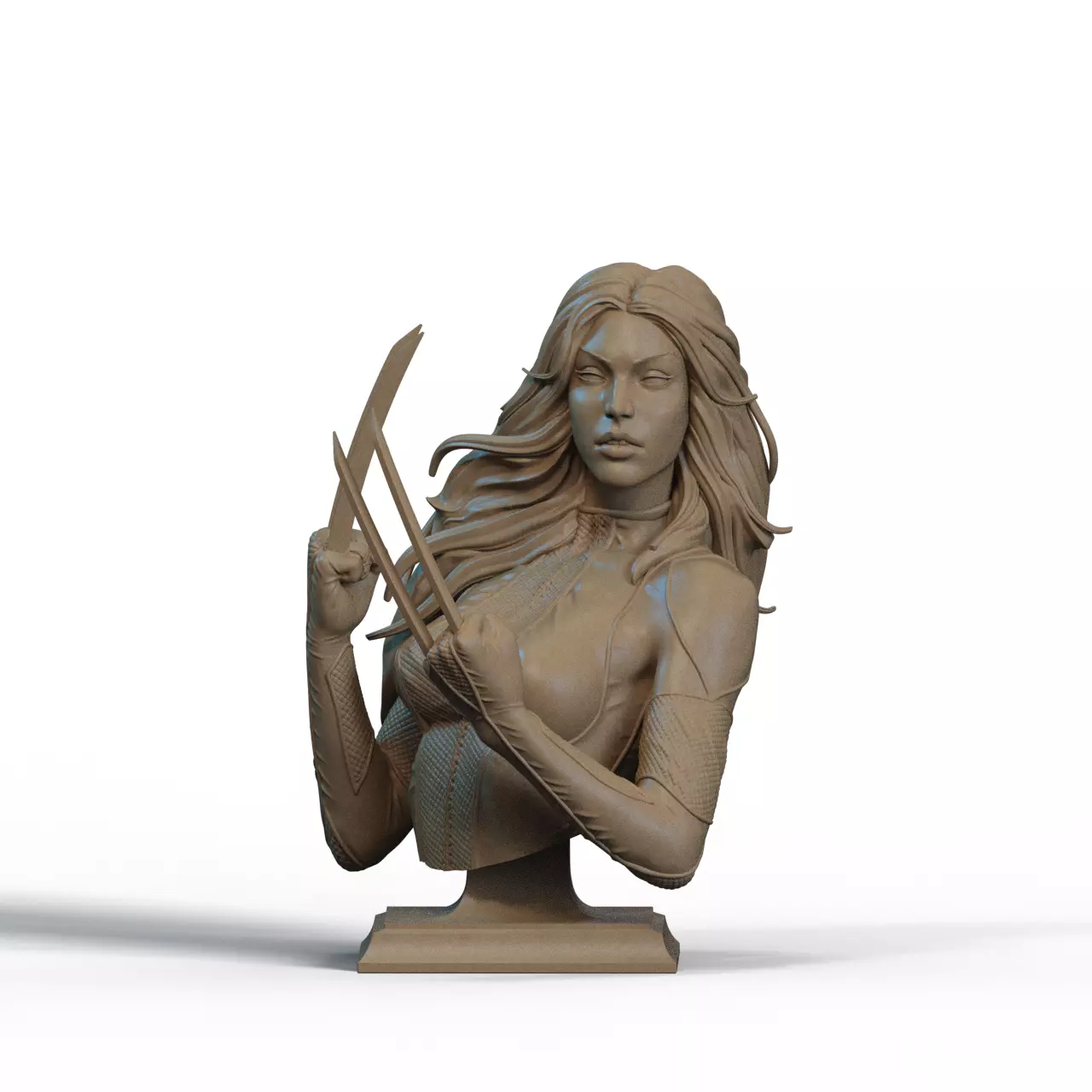 x-23 Bust 3D Print 3D print model_0