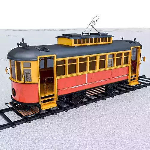 Cable Car Railway 3D model