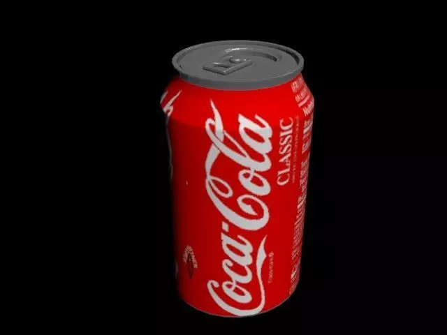 Cocacola can Free 3D model