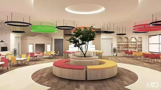 Kids Playroom Interior Design 3D model