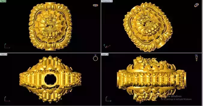 Laxmiji - God - Sculpture - Stl File - 3dm File - Print File 3D