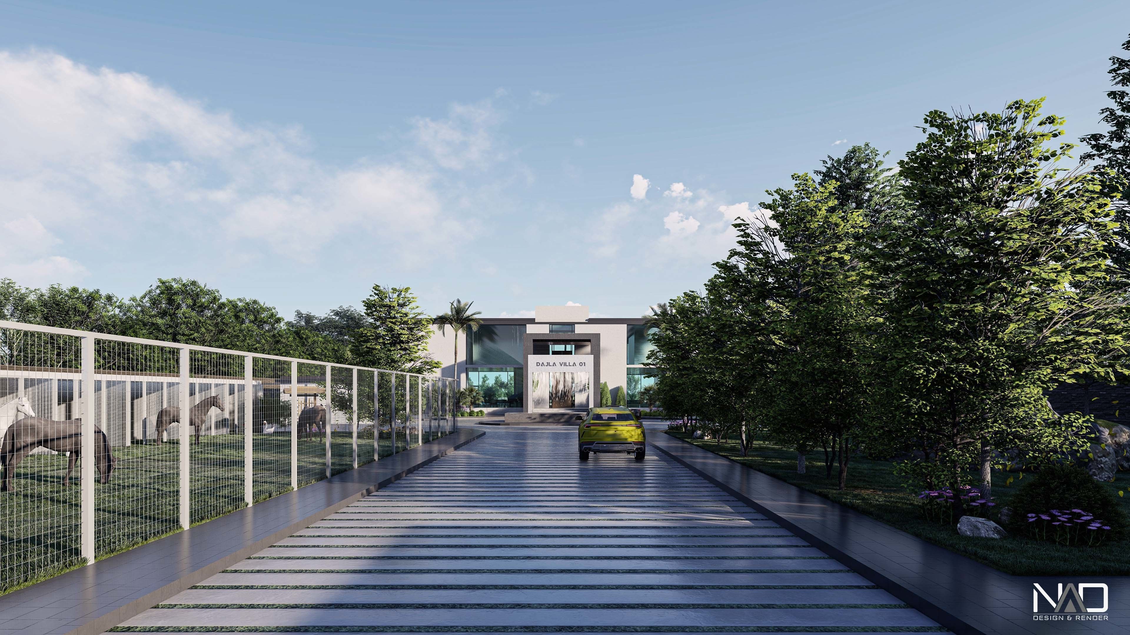 Dajla Villa Exterior Design  3D model_22