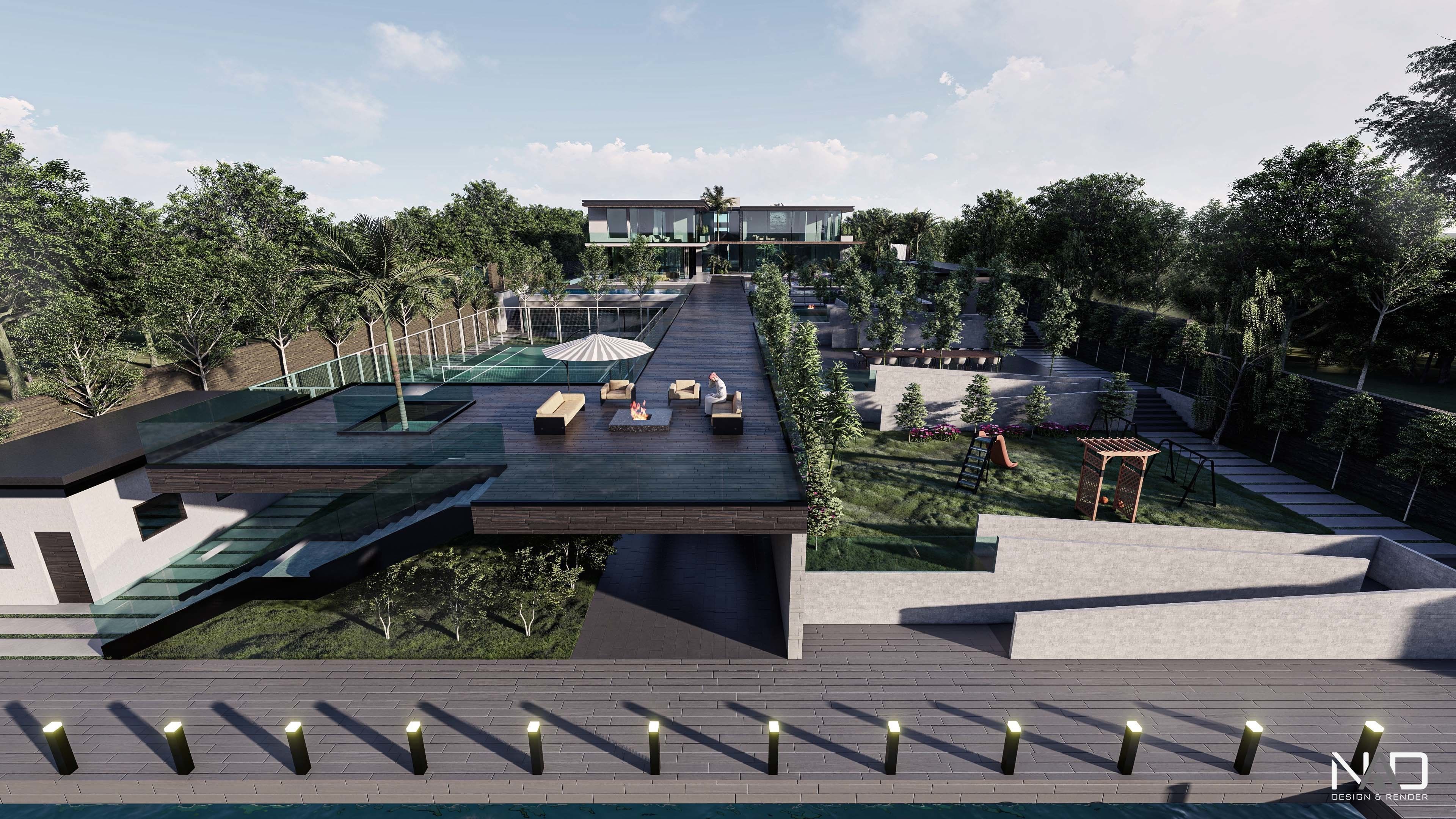 Dajla Villa Exterior Design  3D model_10