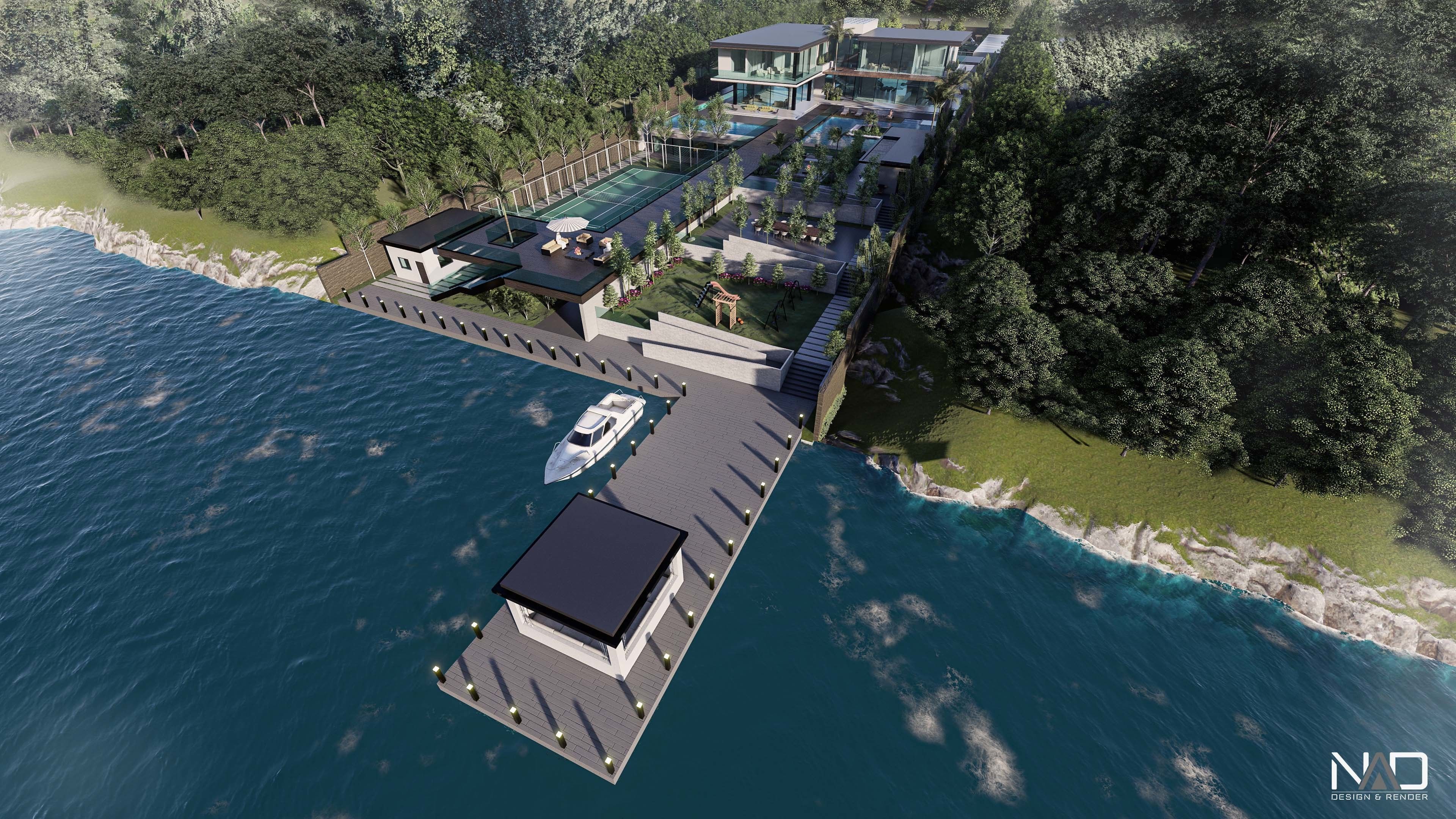 Dajla Villa Exterior Design  3D model_15