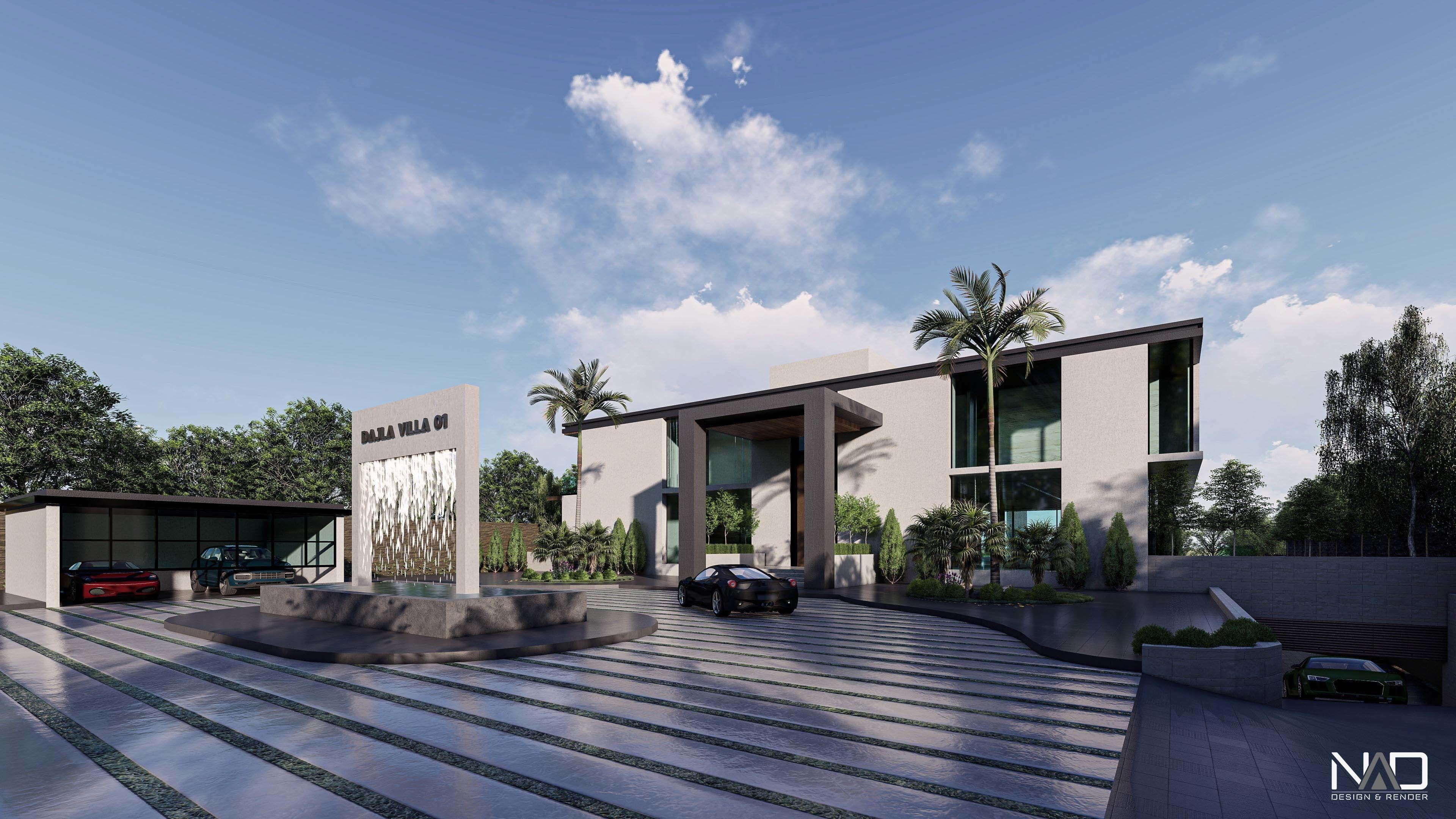 Dajla Villa Exterior Design  3D model_19
