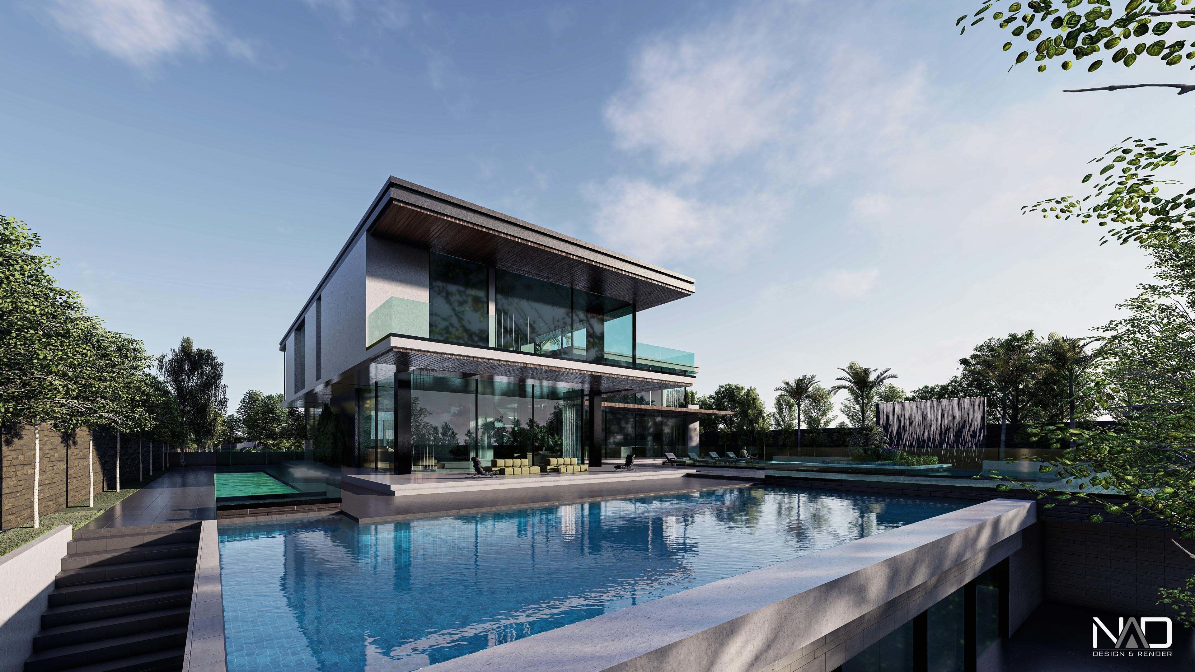 Dajla Villa Exterior Design  3D model_24