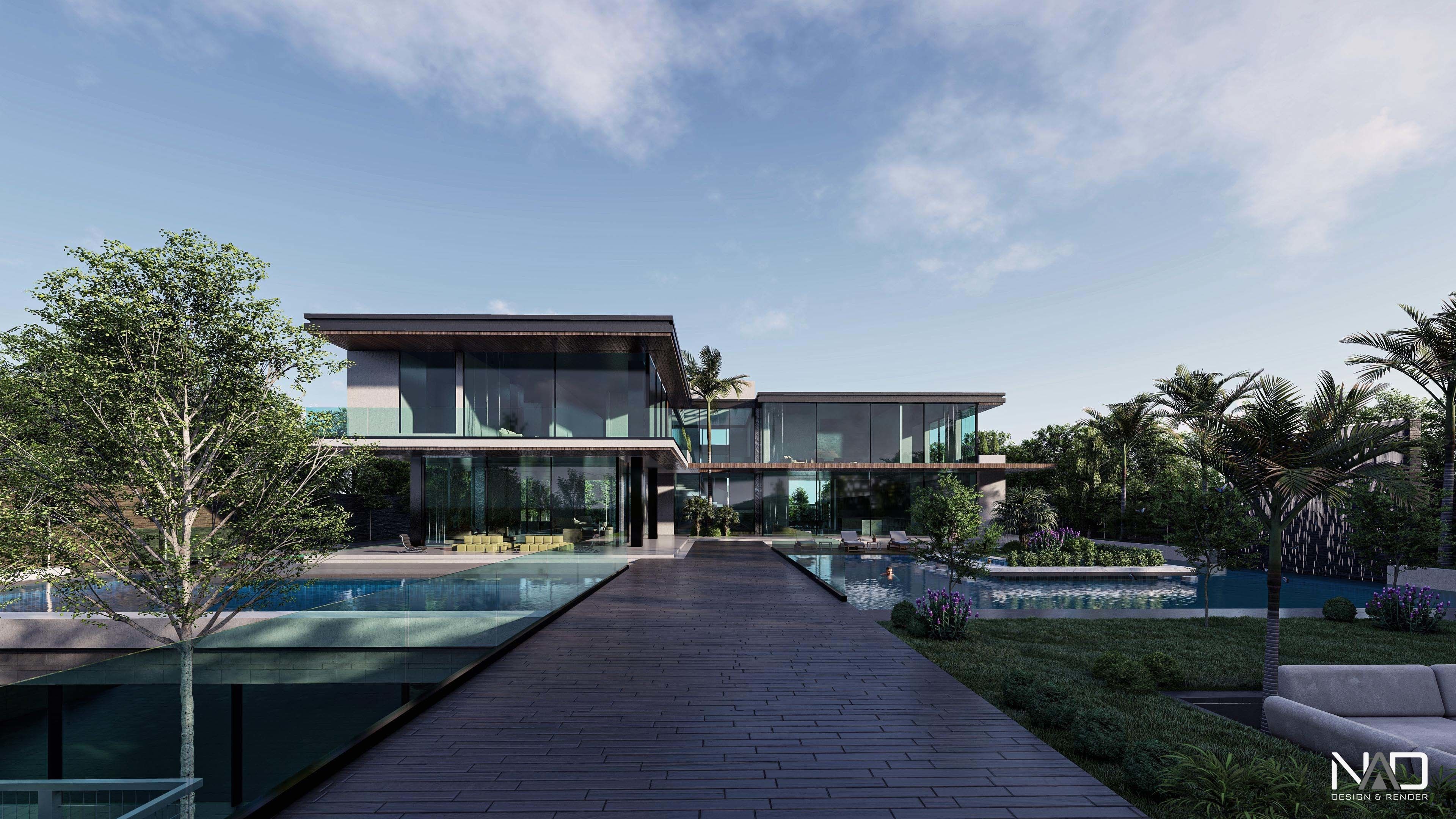 Dajla Villa Exterior Design  3D model_23