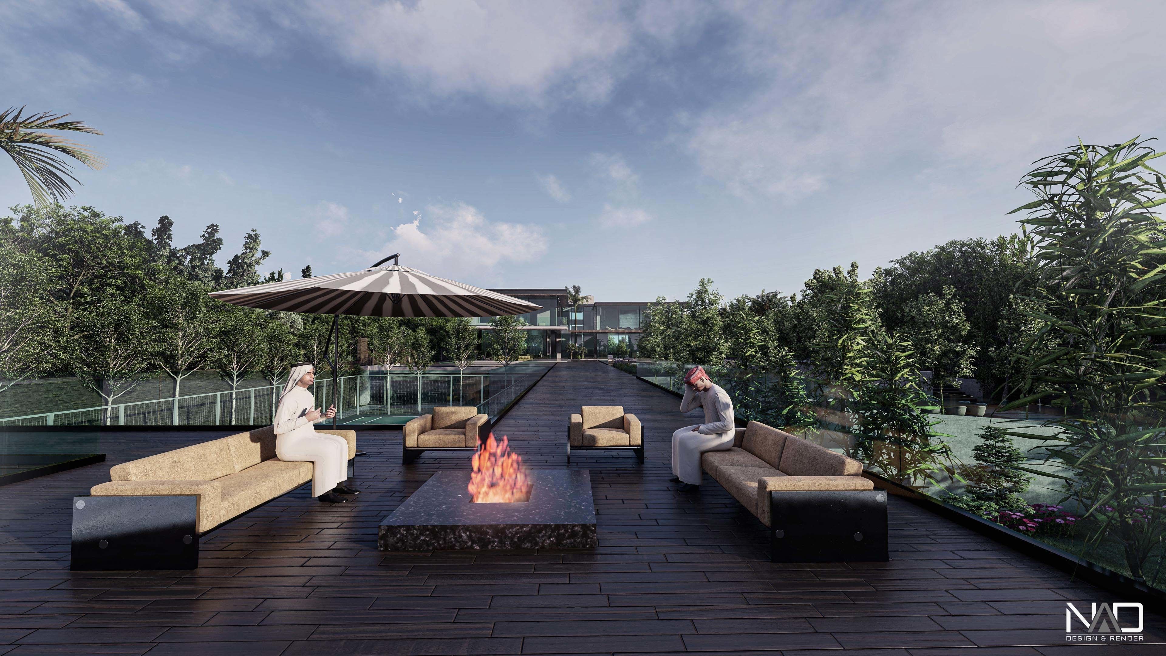 Dajla Villa Exterior Design  3D model_14