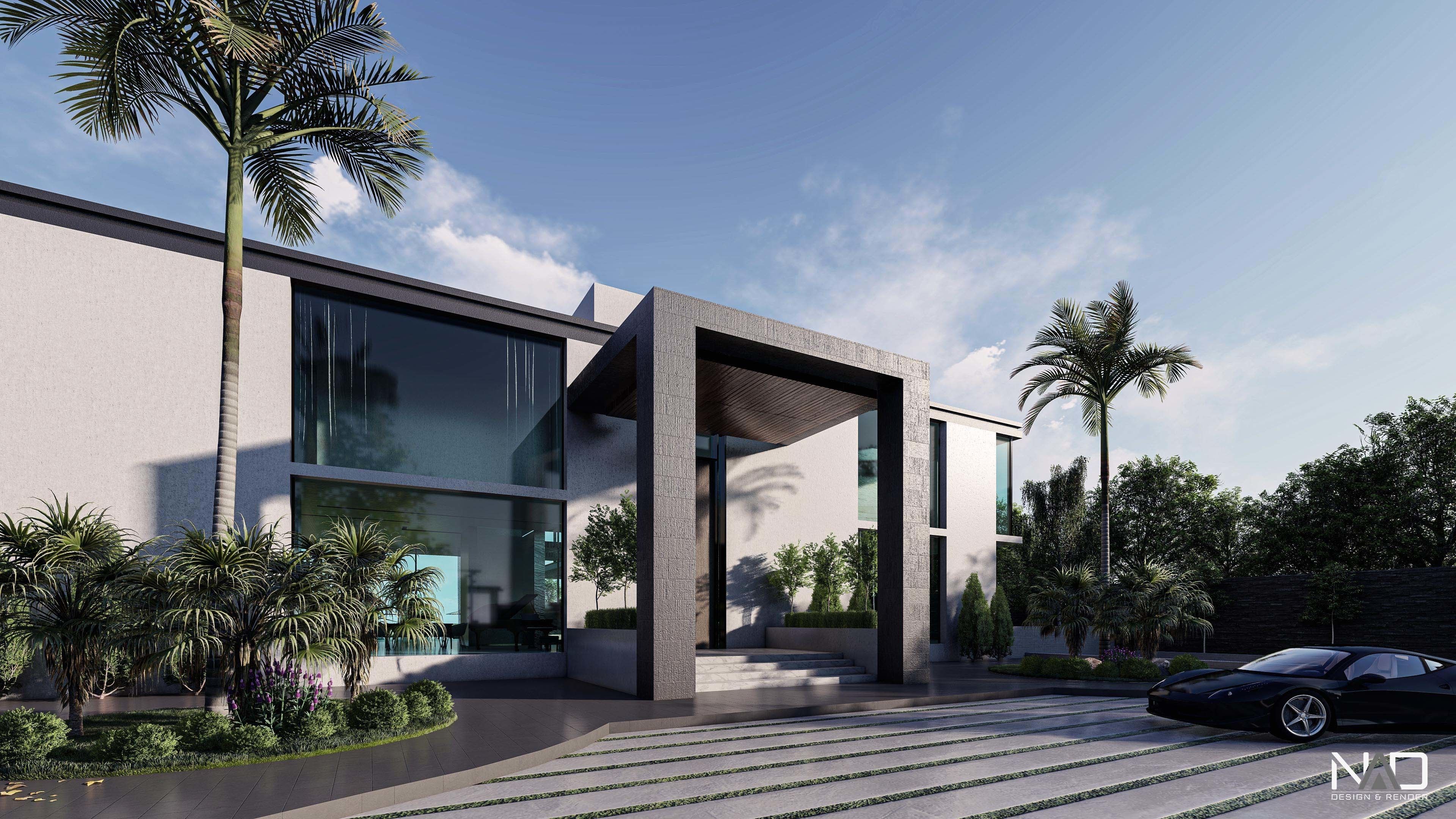 Dajla Villa Exterior Design  3D model_18