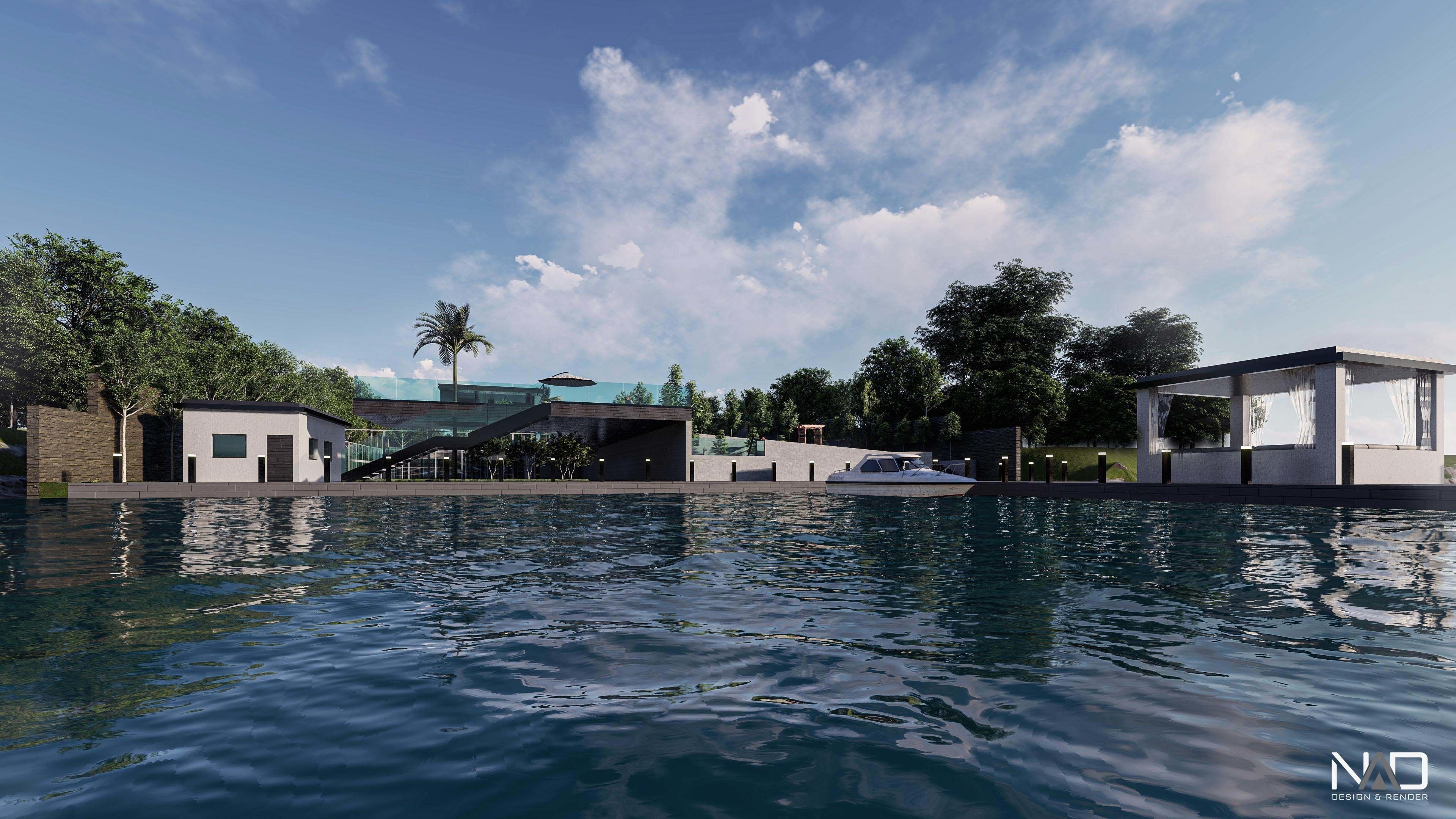 Dajla Villa Exterior Design  3D model_9