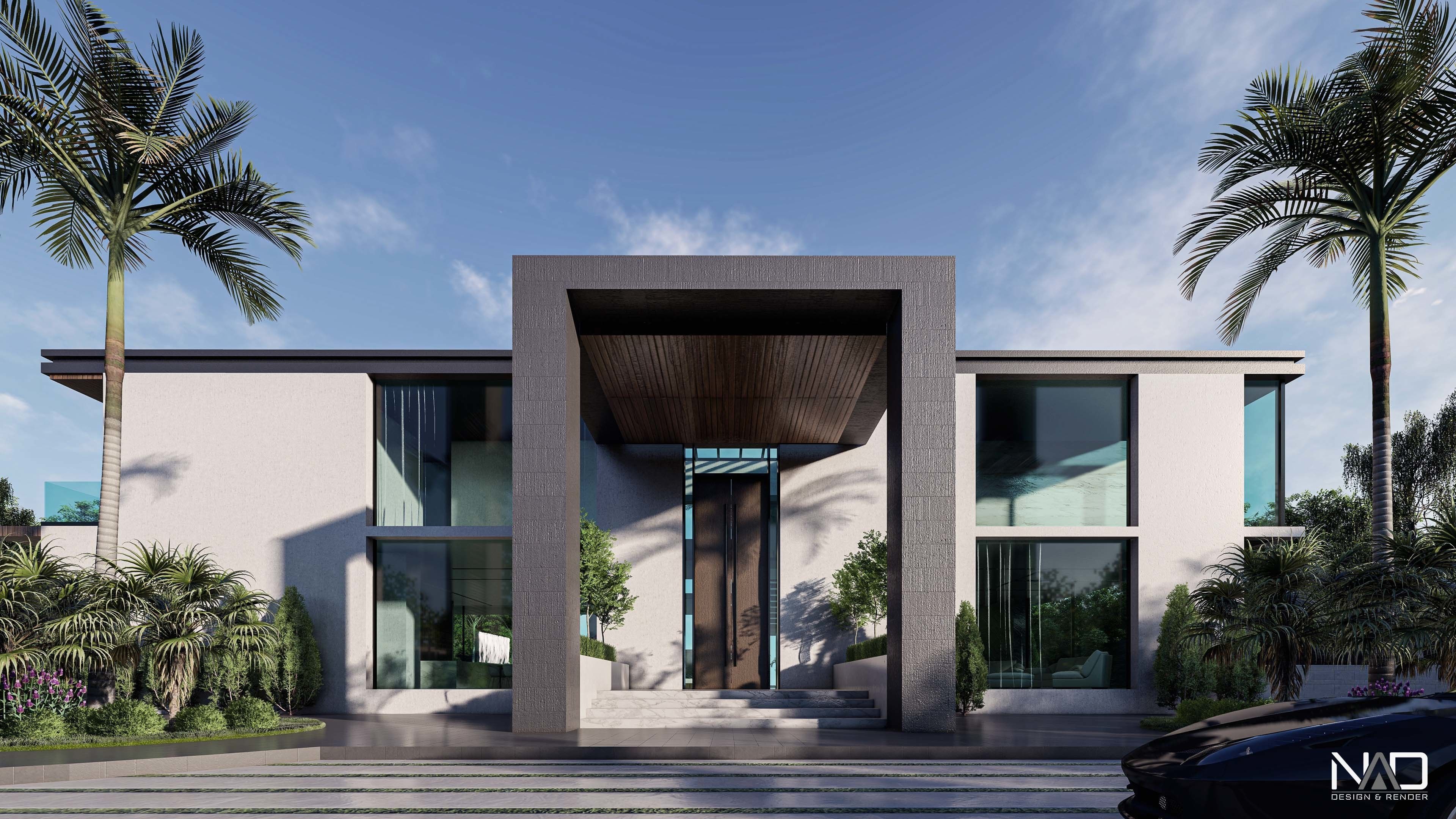 Dajla Villa Exterior Design  3D model_20