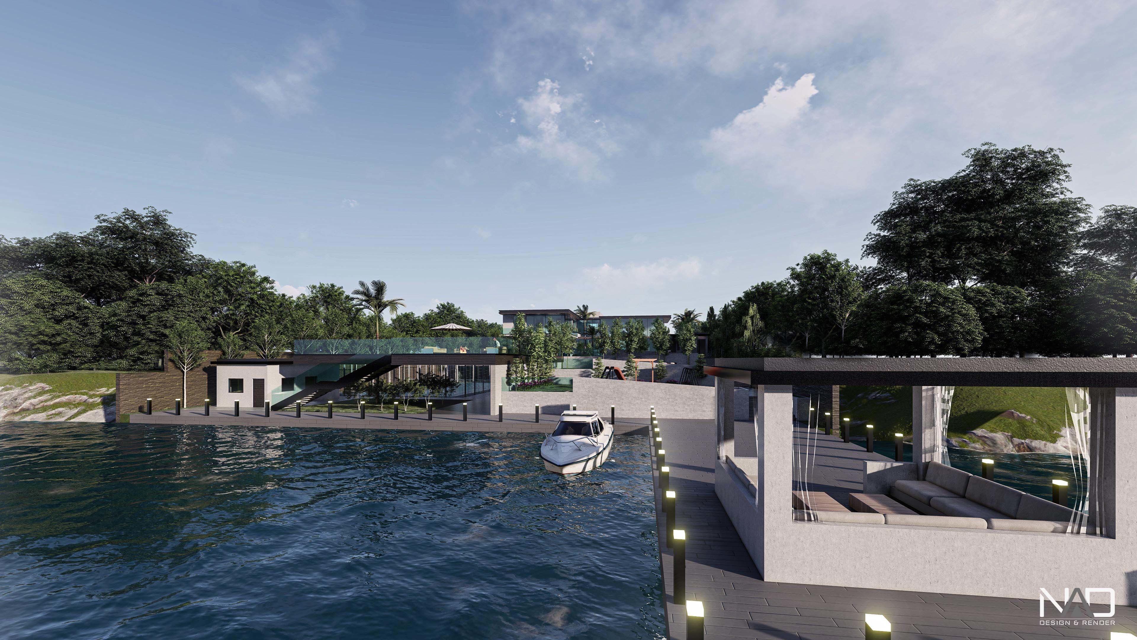 Dajla Villa Exterior Design  3D model_8