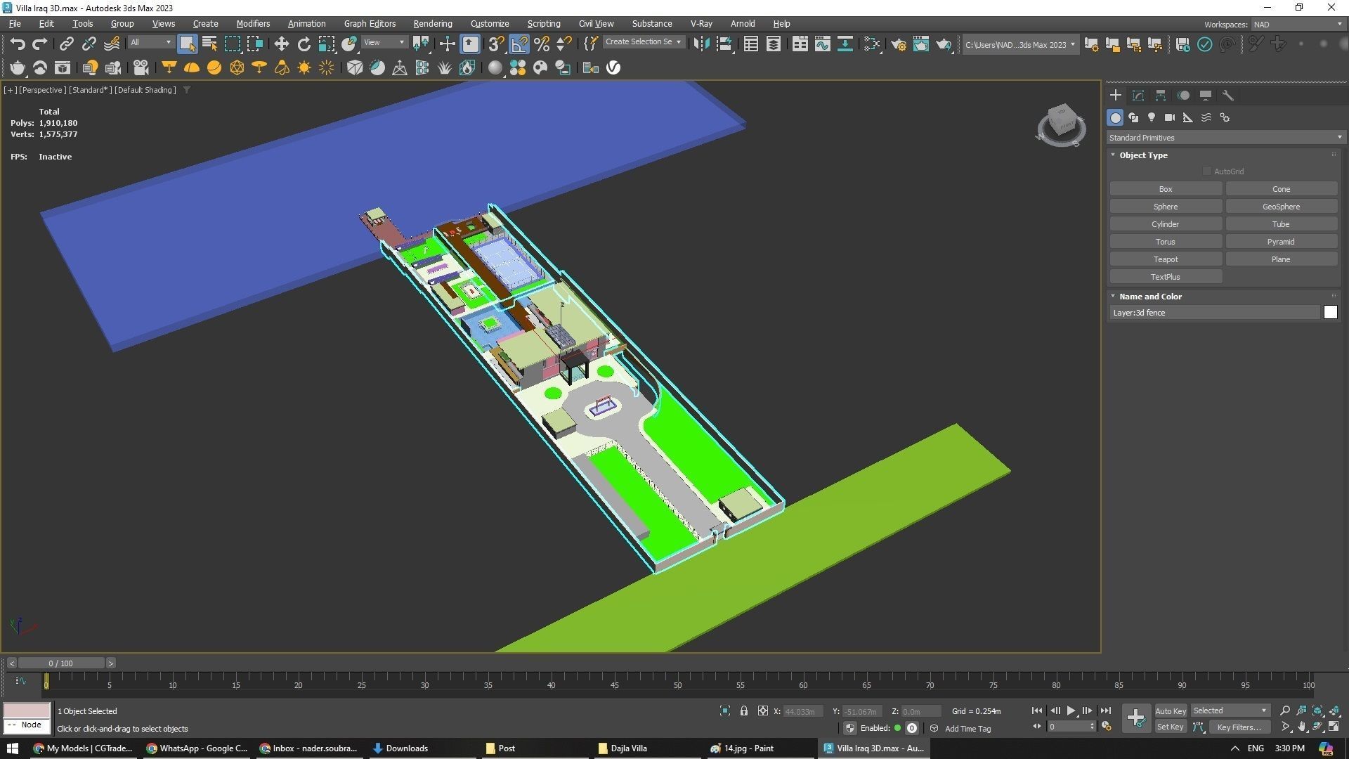 Dajla Villa Exterior Design  3D model_16