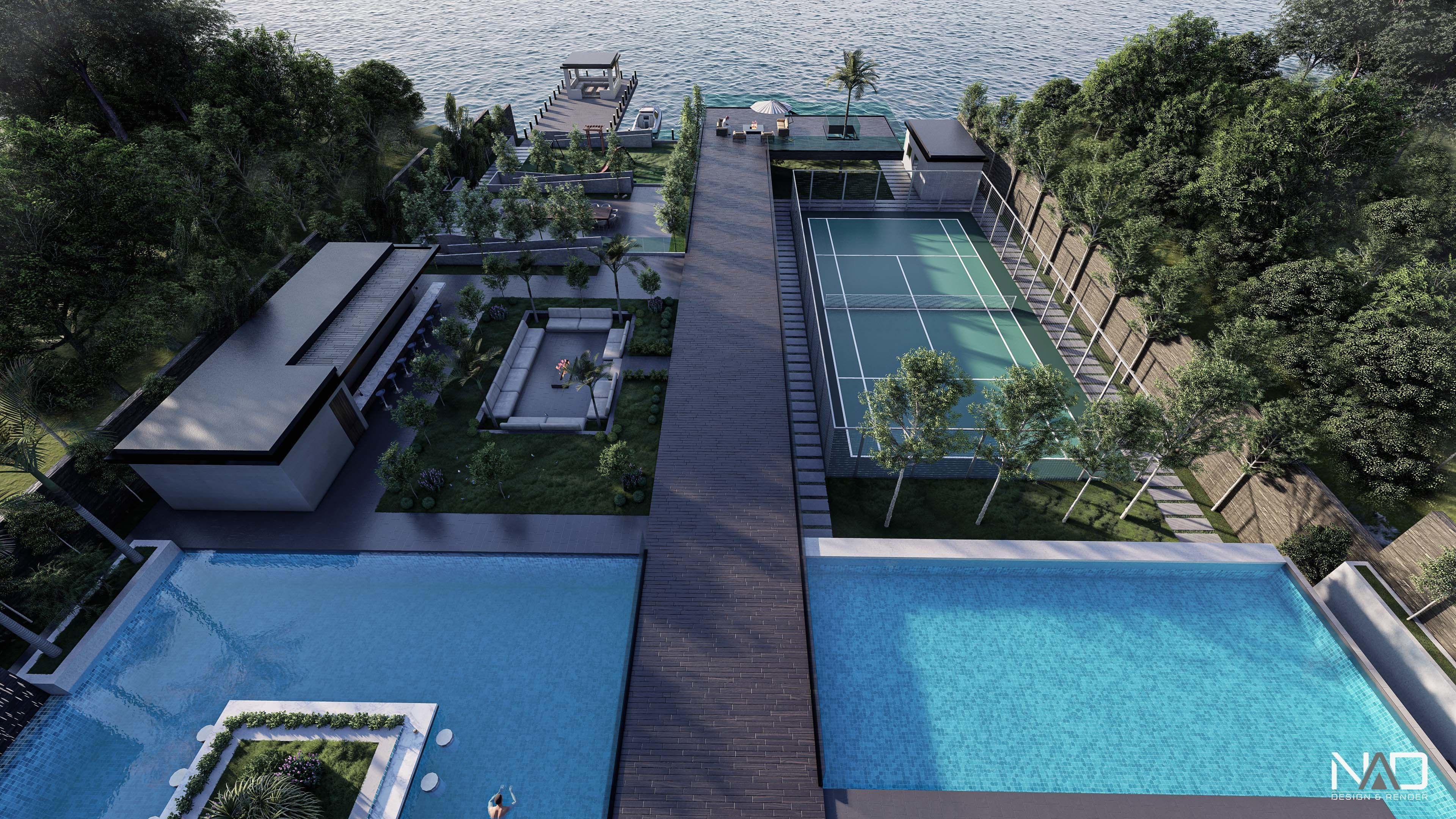 Dajla Villa Exterior Design  3D model_11