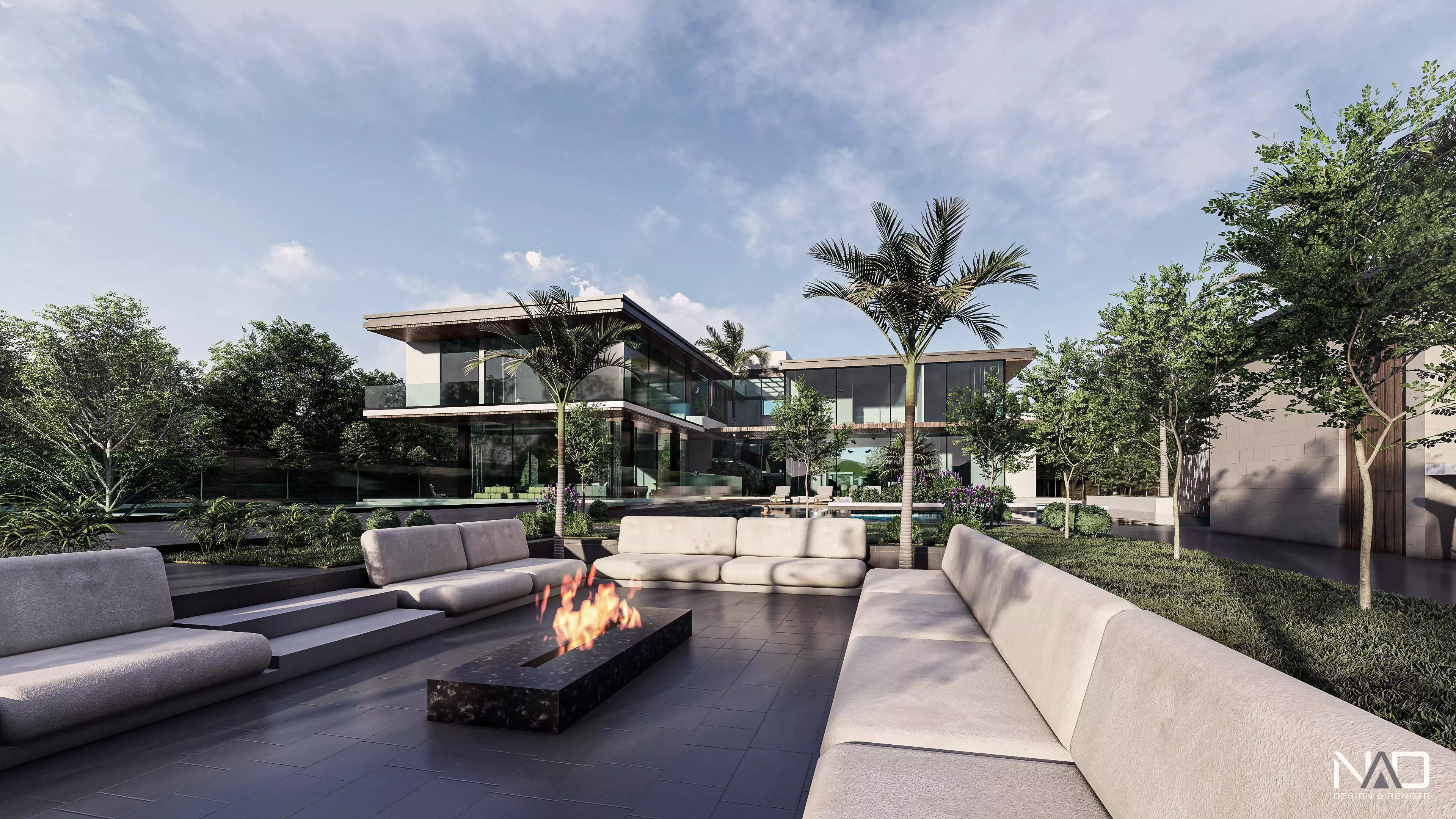 Dajla Villa Exterior Design  3D model_0