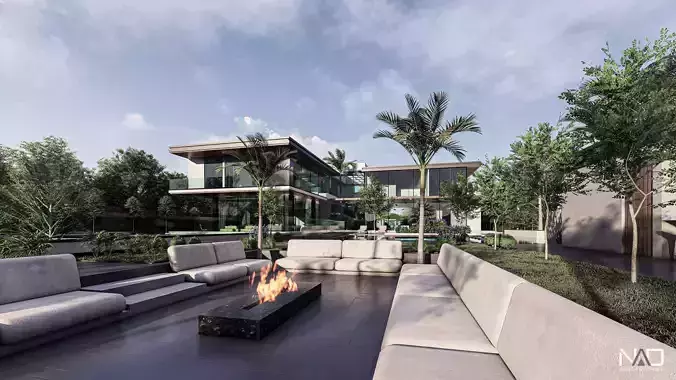 Dajla Villa Exterior Design  3D model