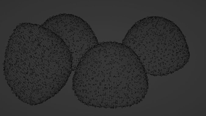 Sugar coated candy 3D model 5