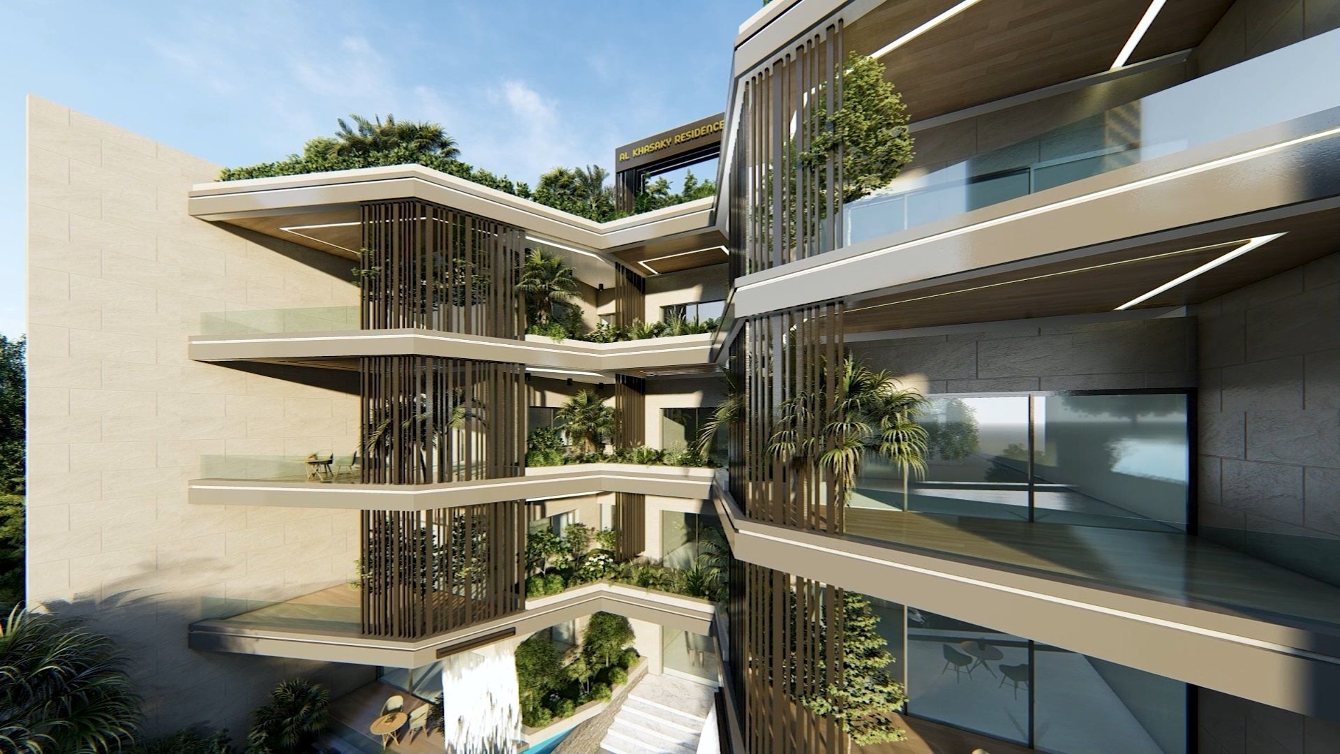 AK Residential Building Exterior Design 3D model_10