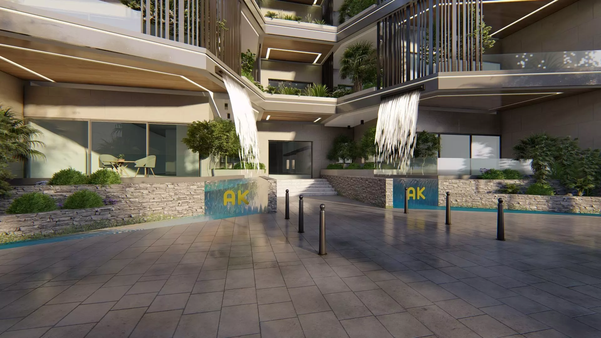 AK Residential Building Exterior Design 3D model_12