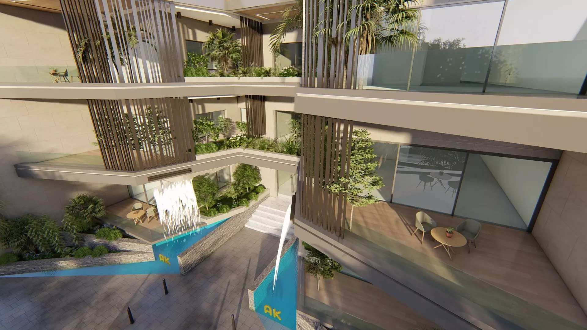 AK Residential Building Exterior Design 3D model_15