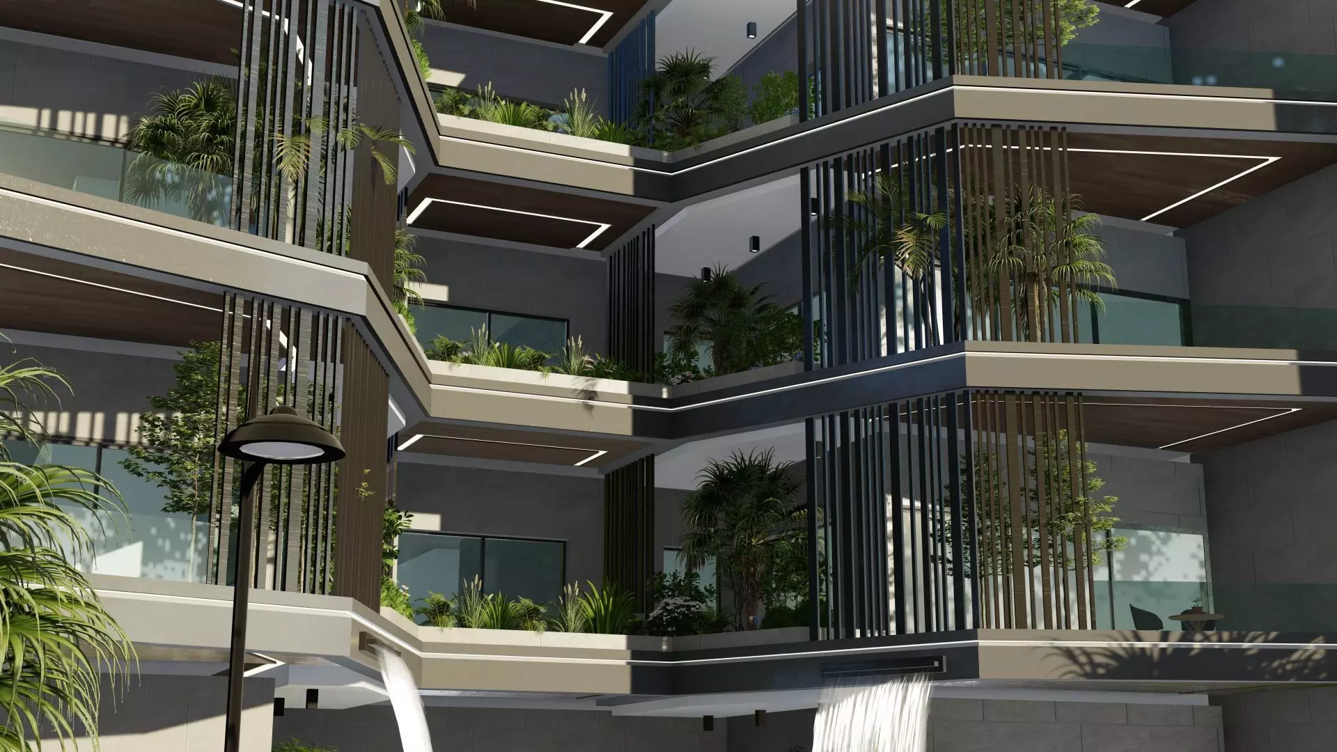 AK Residential Building Exterior Design 3D model_13