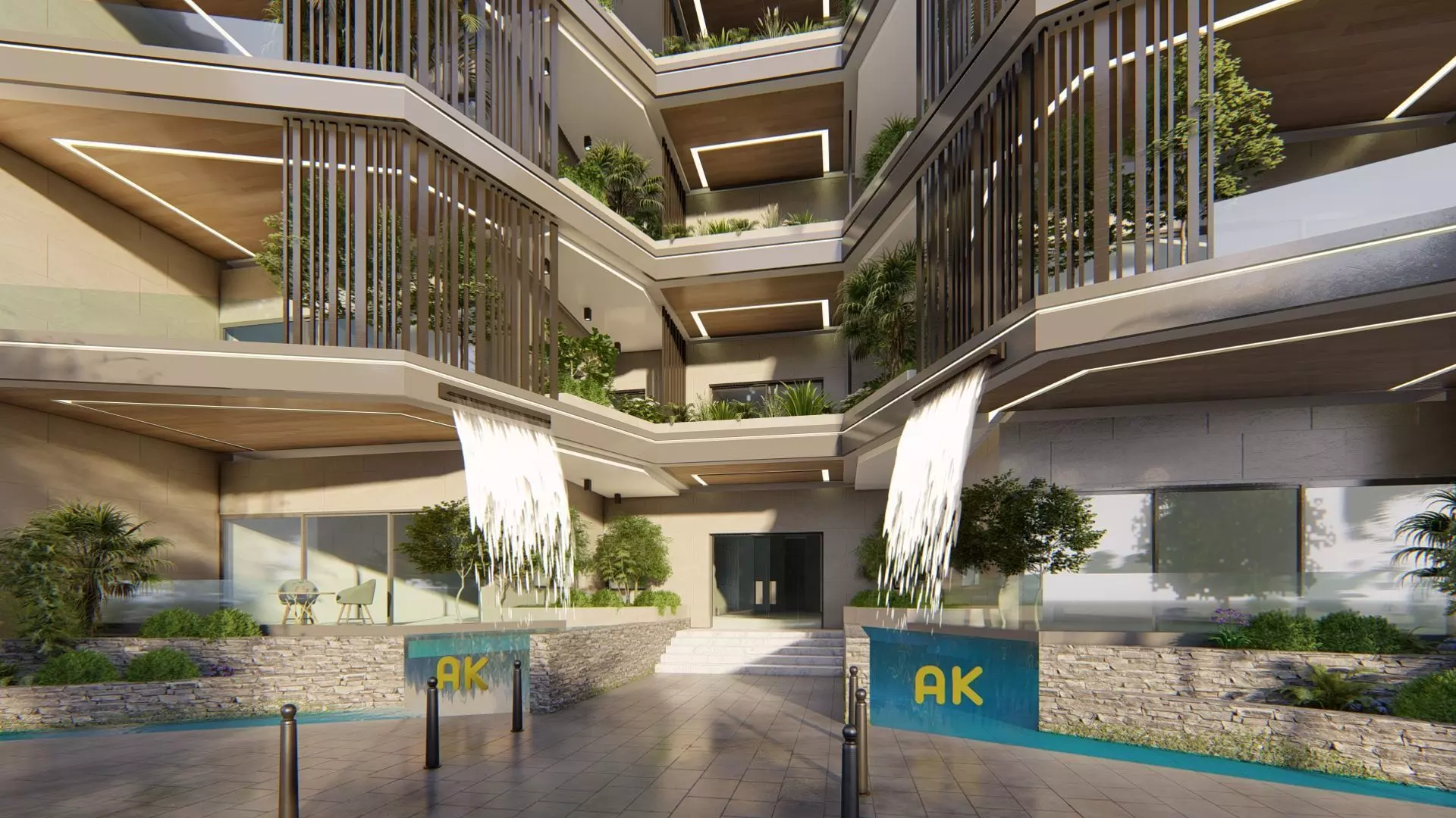 AK Residential Building Exterior Design 3D model_14