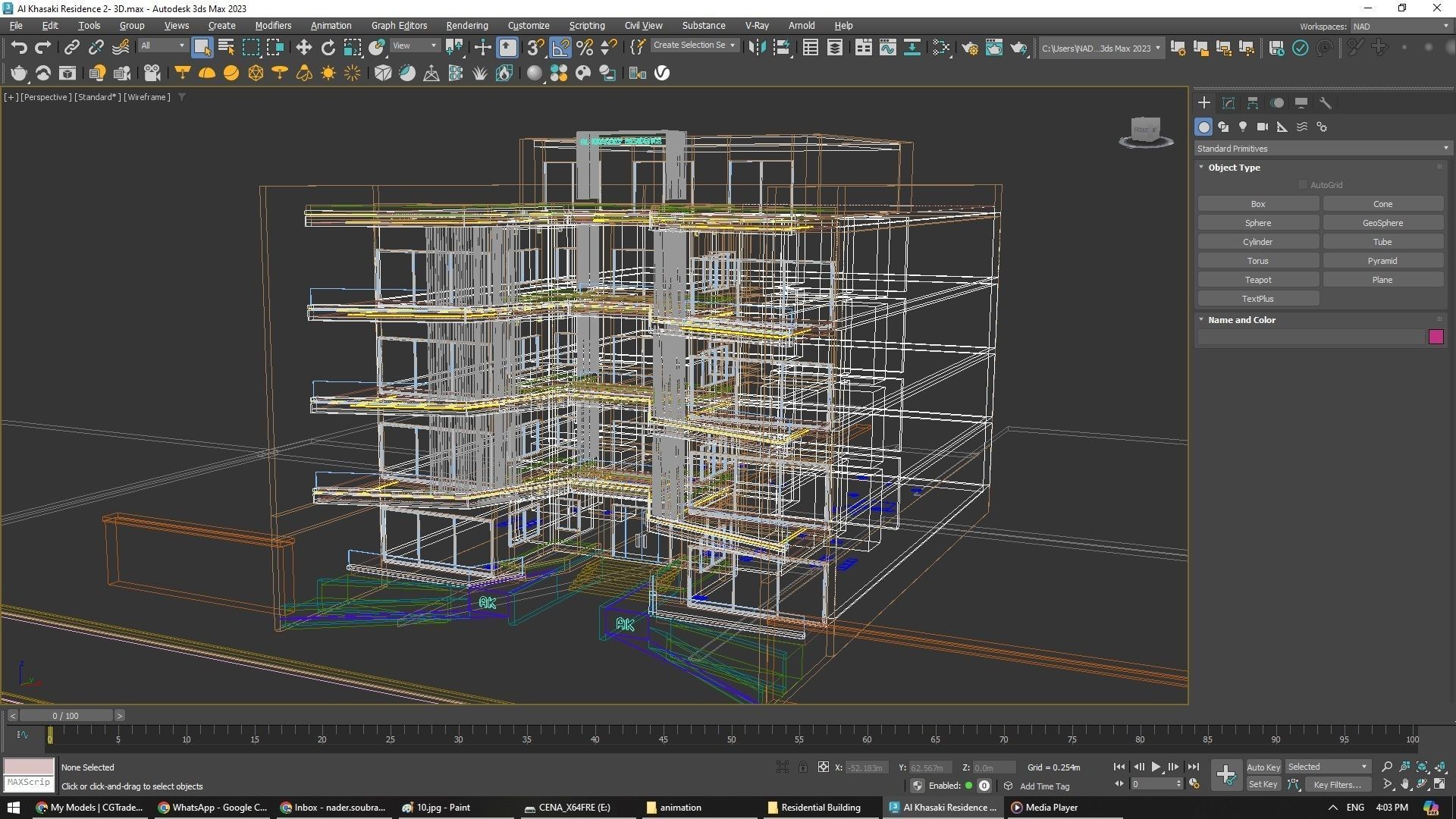 AK Residential Building Exterior Design 3D model_3