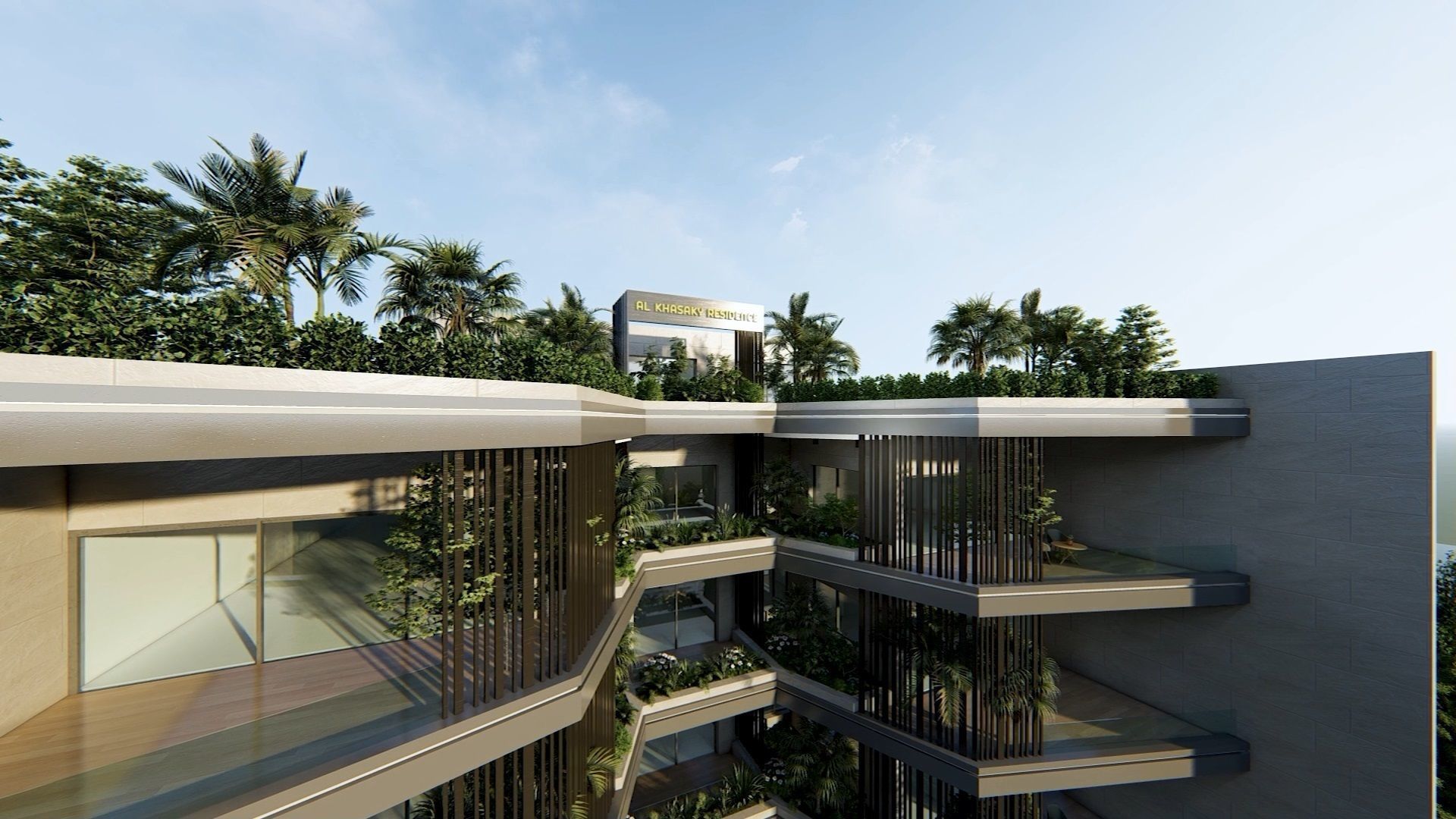 AK Residential Building Exterior Design 3D model_11