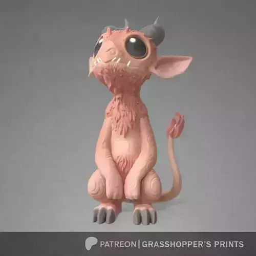 Jerry the Cute Dragon 3D print model