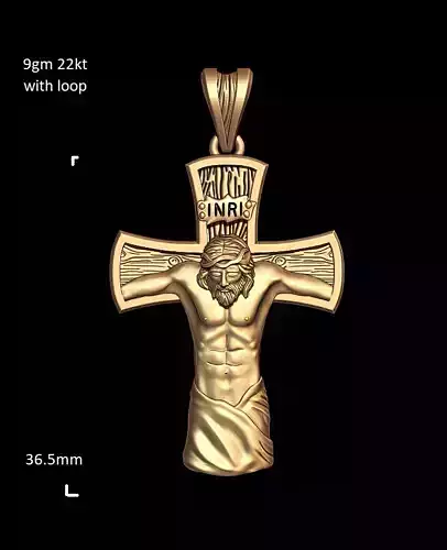 Jesus cross pendent 