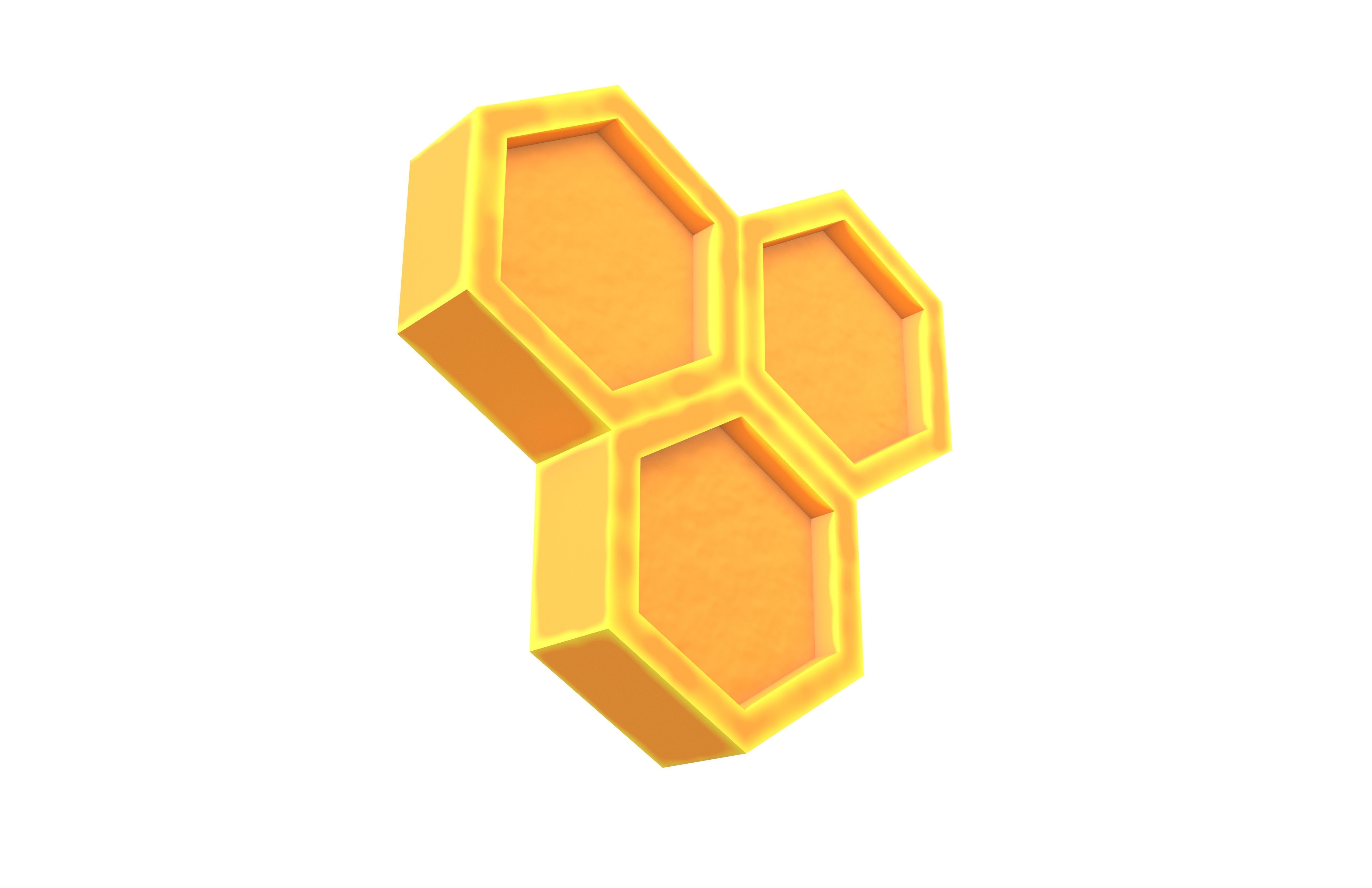 Cartoon Beeswax v1 001 Low-poly 3D model_3