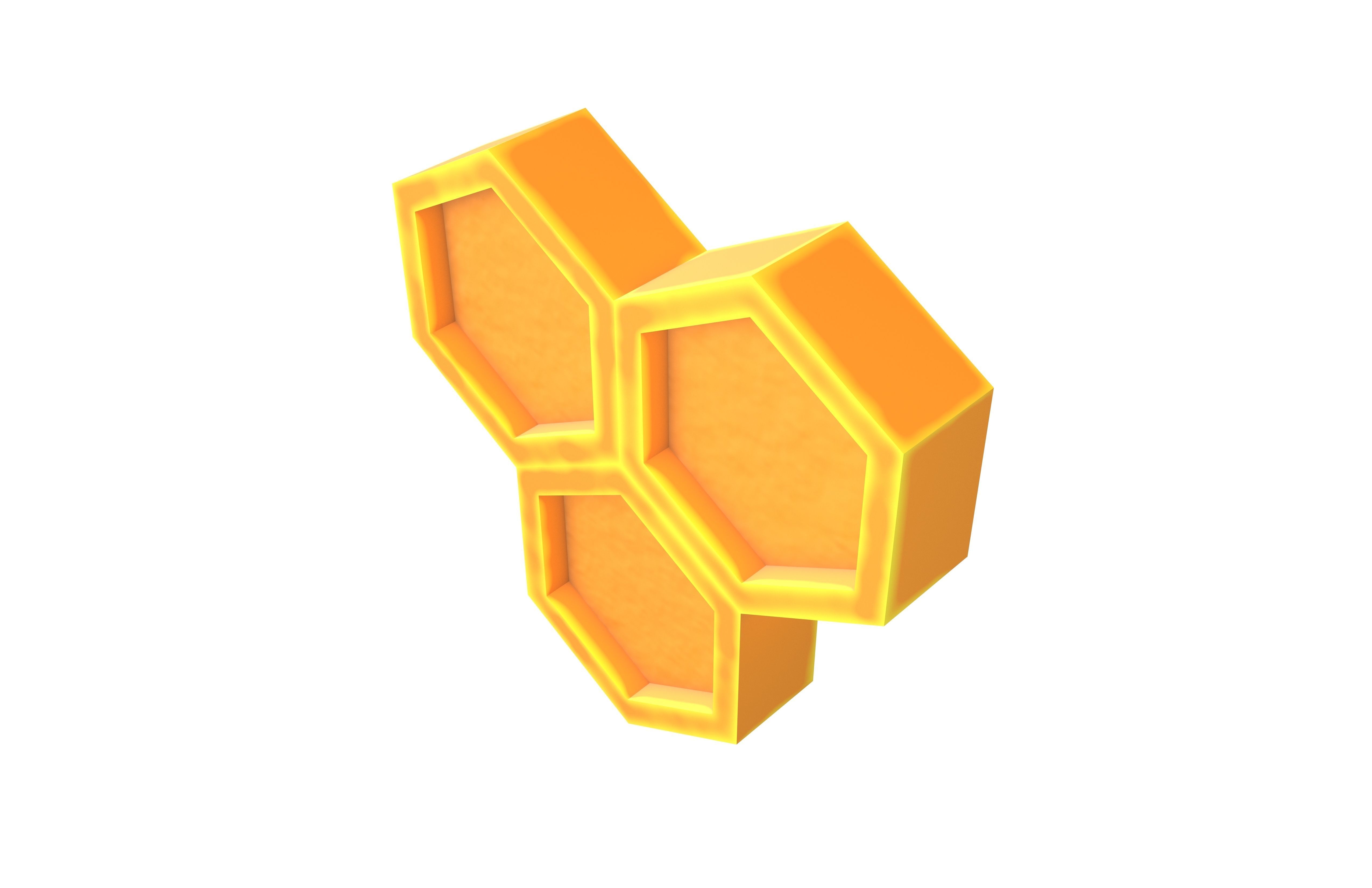 Cartoon Beeswax v1 001 Low-poly 3D model_2