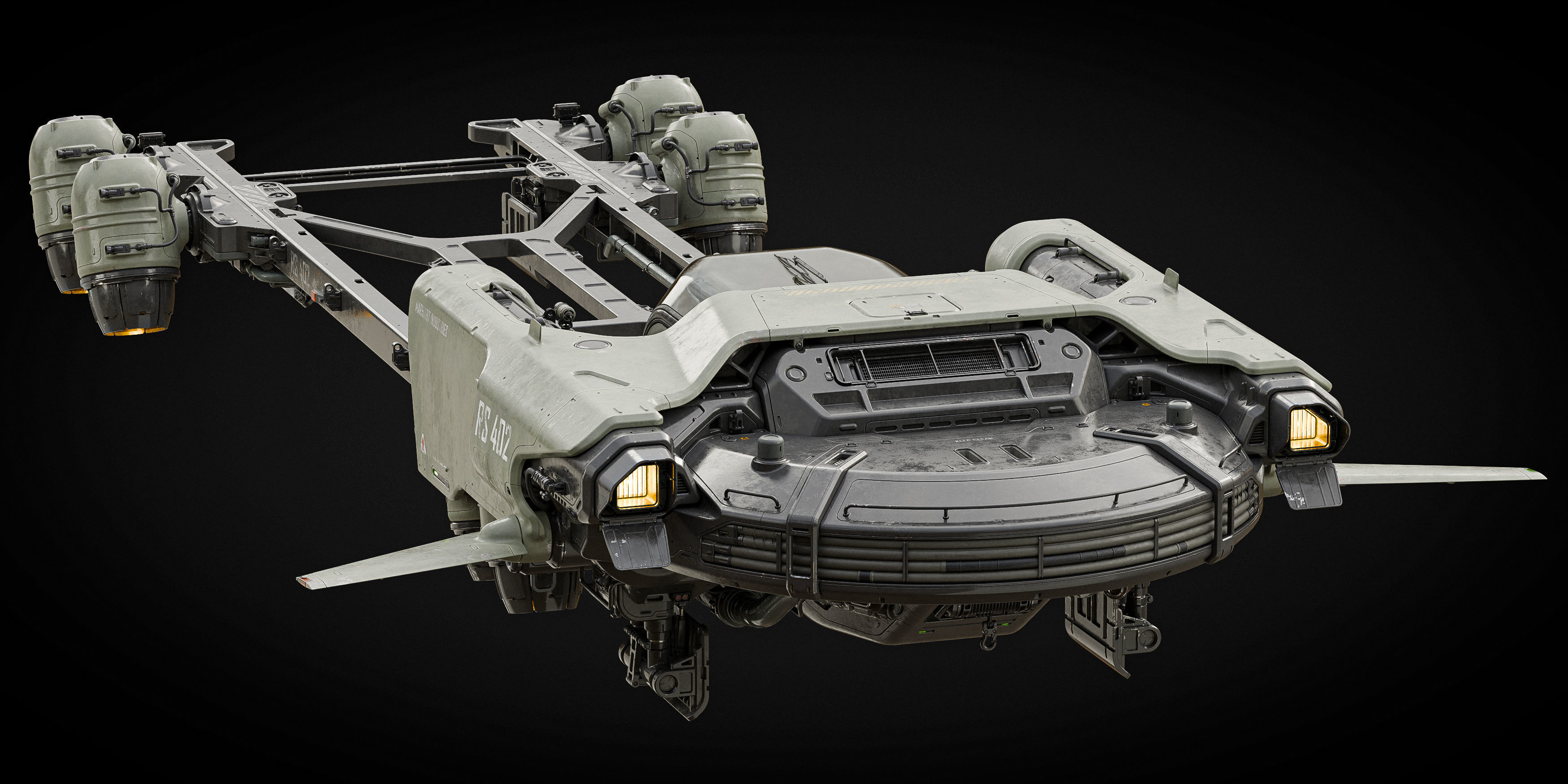 Cargo Transporter 3D model_6