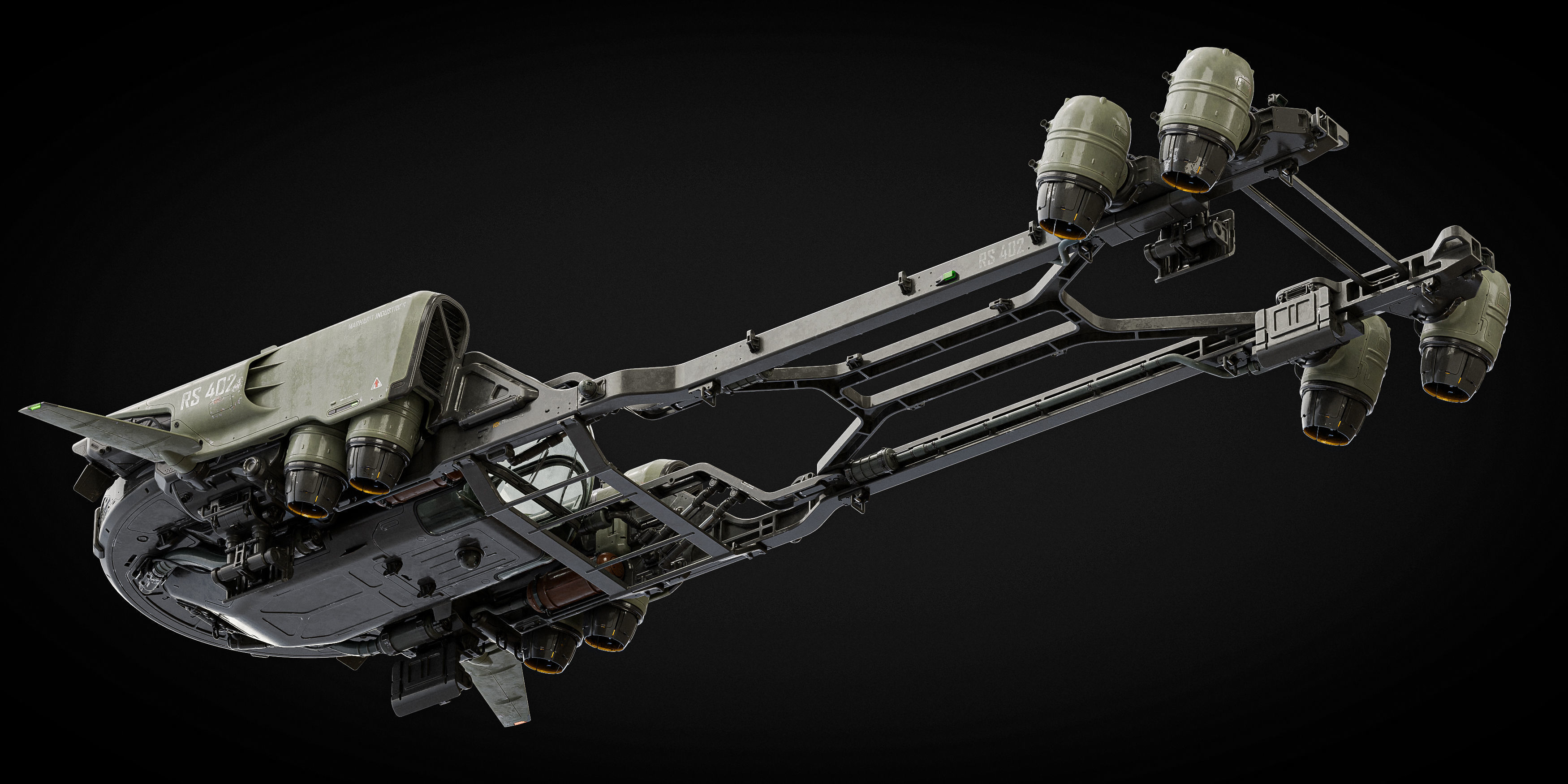 Cargo Transporter 3D model_4