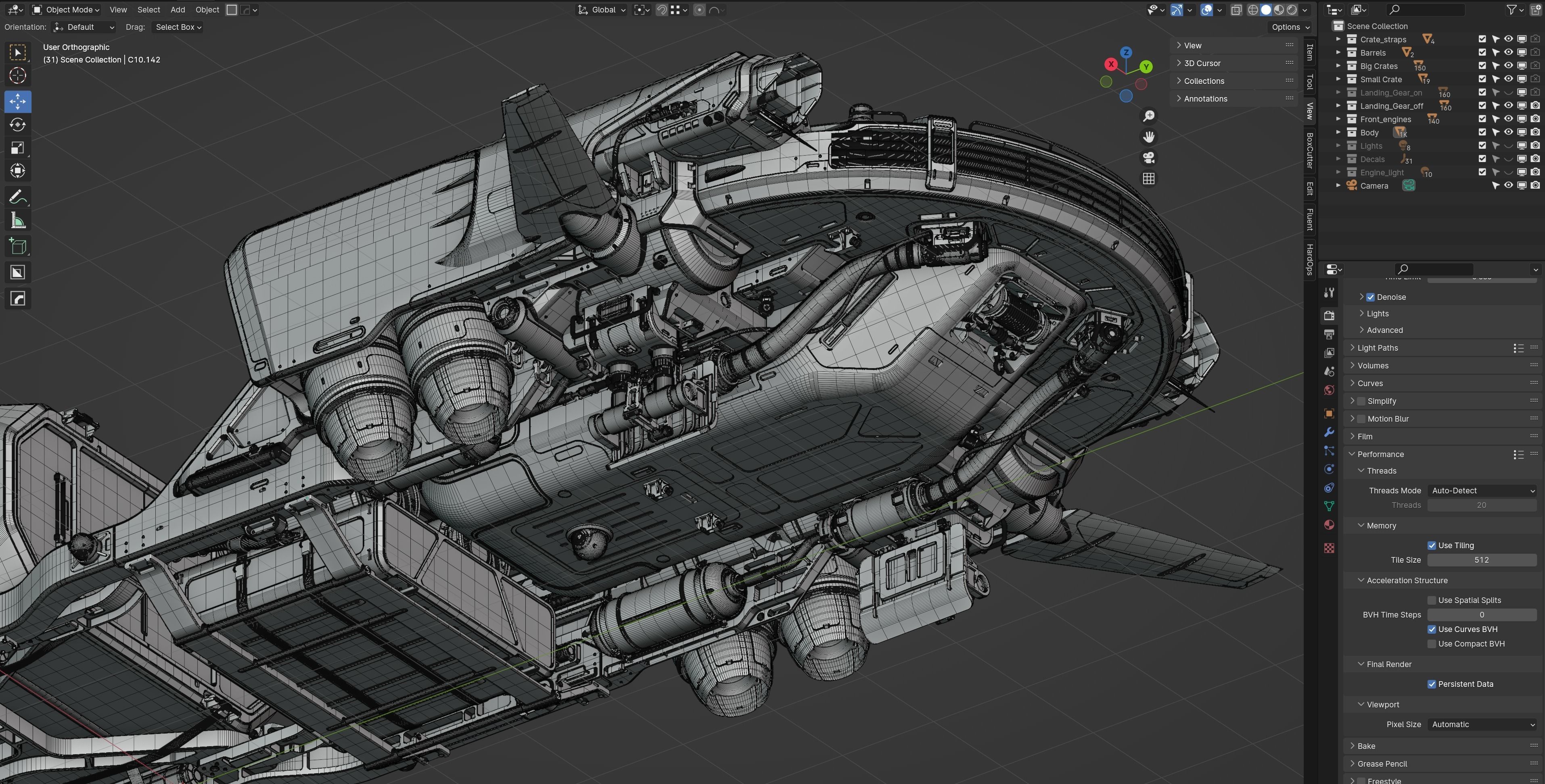 Cargo Transporter 3D model_12