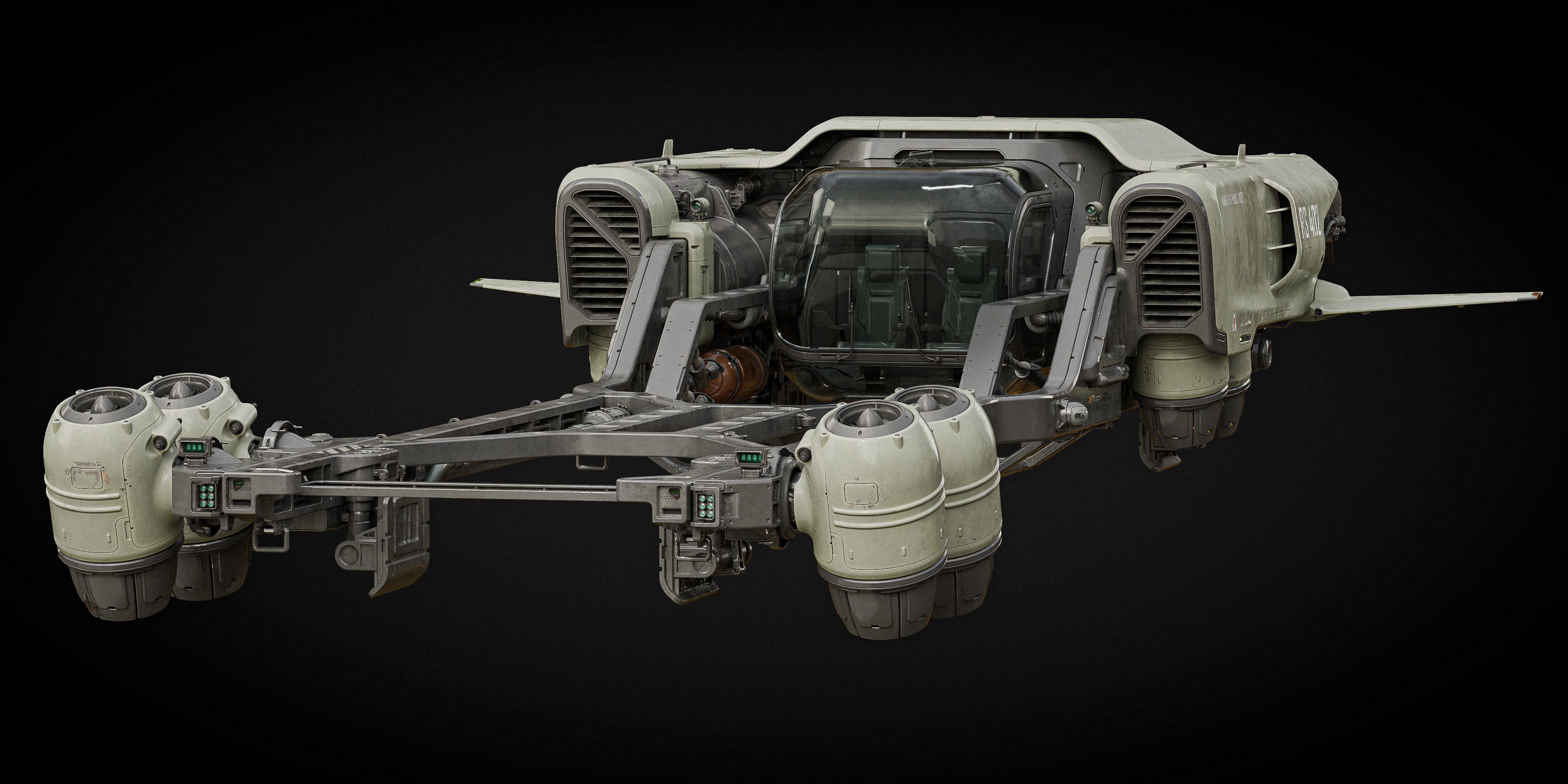 Cargo Transporter 3D model_1