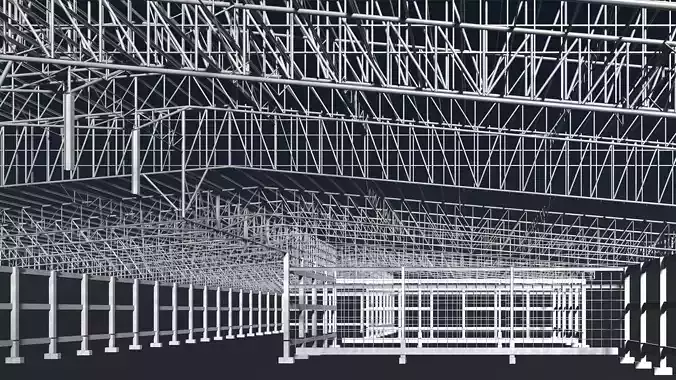 Factory structure 2407 3D model