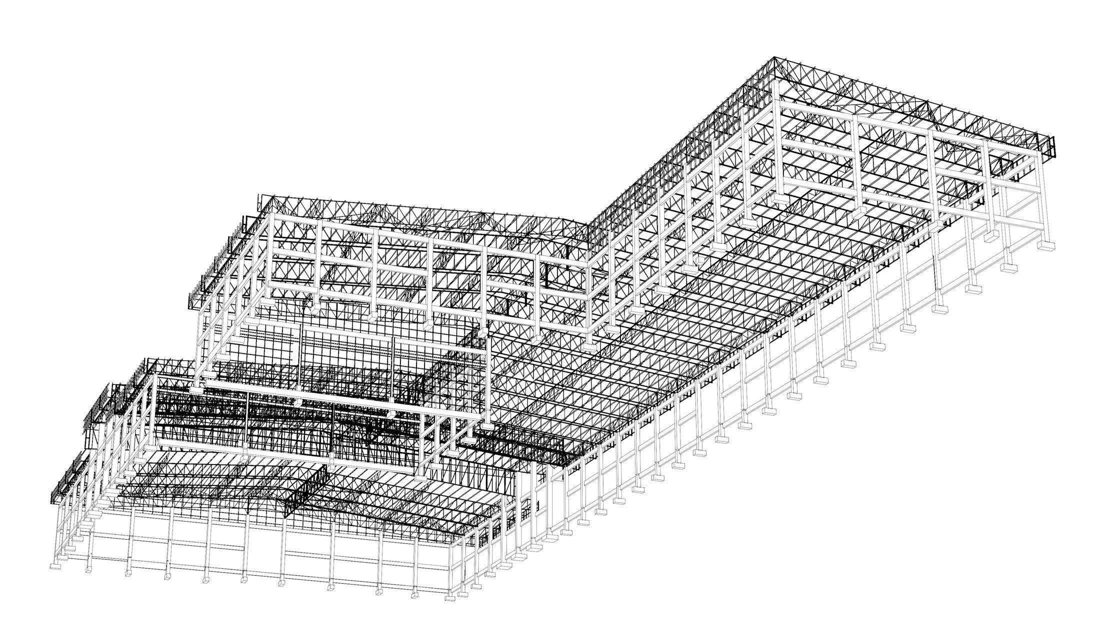 Factory structure 2407 3D model_7