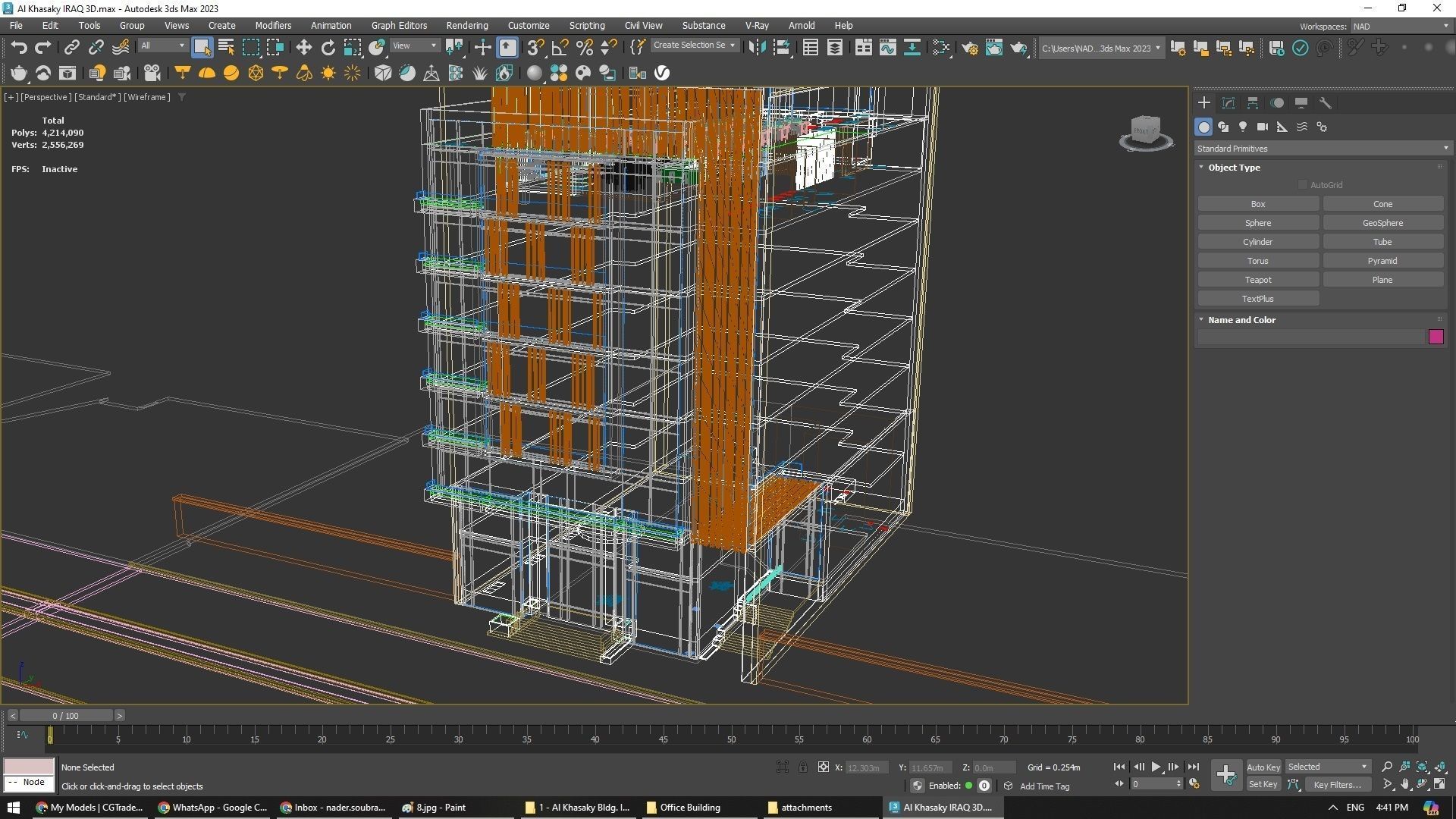 Office Building Exterior Design 3D model_8