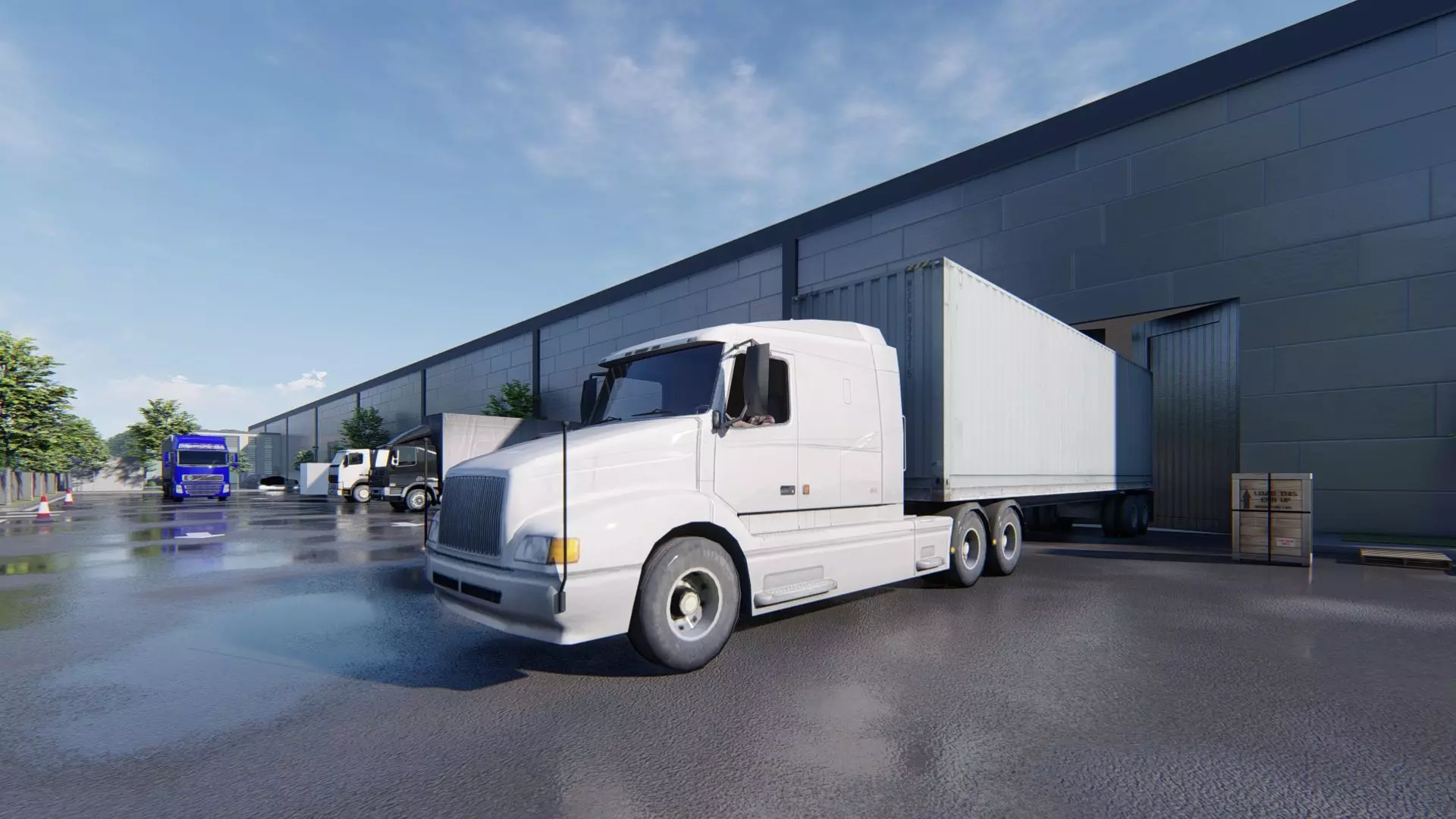 Aluminum Factory Exterior Design 3D model_14