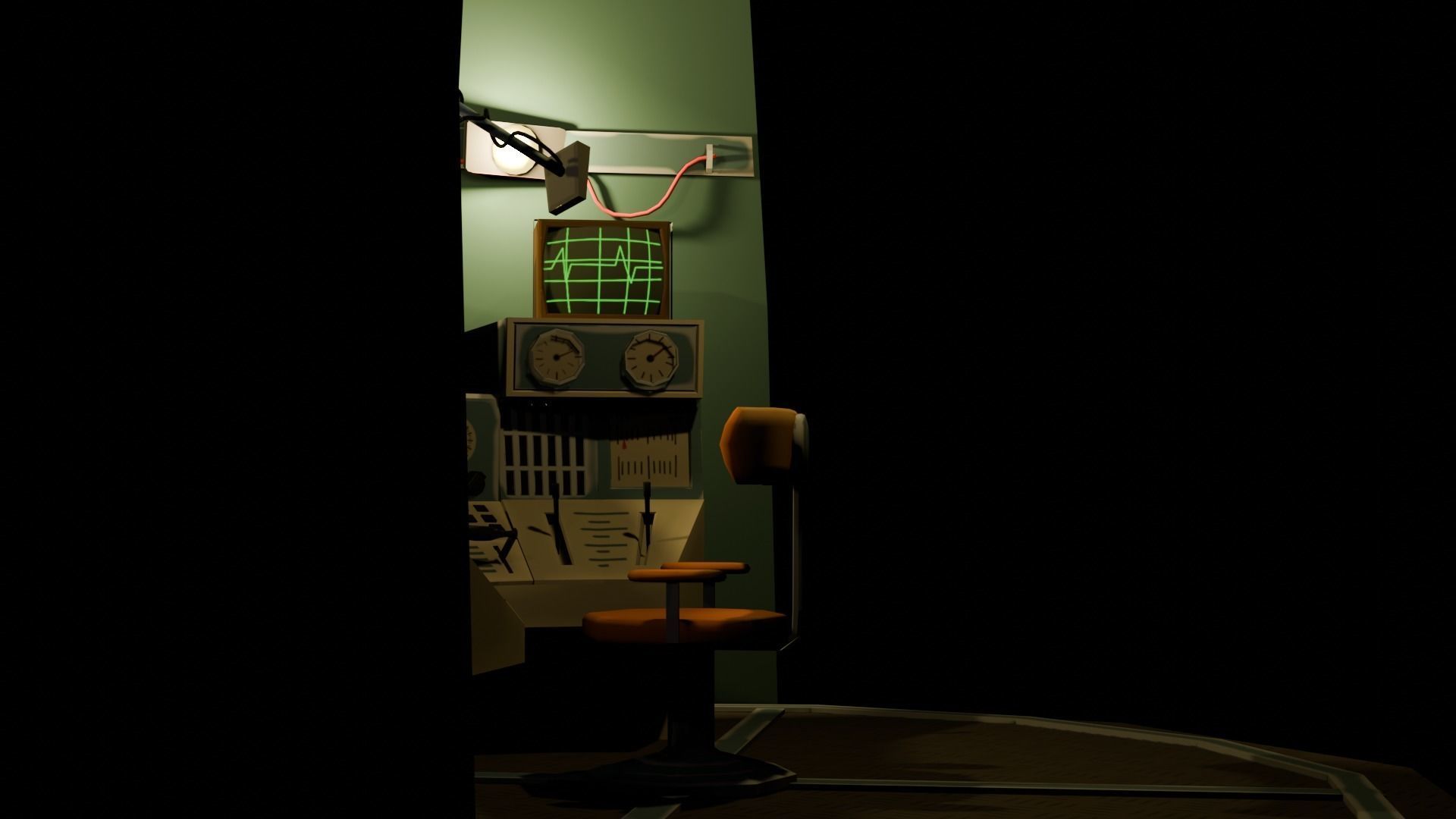 Stylized Spaceship Model Low-poly 3D model_39