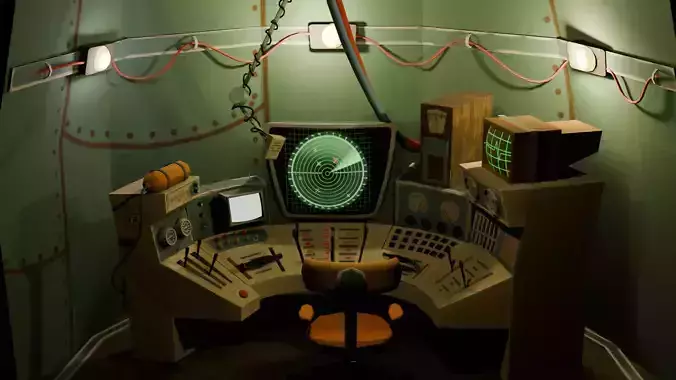 Stylized Spaceship Model